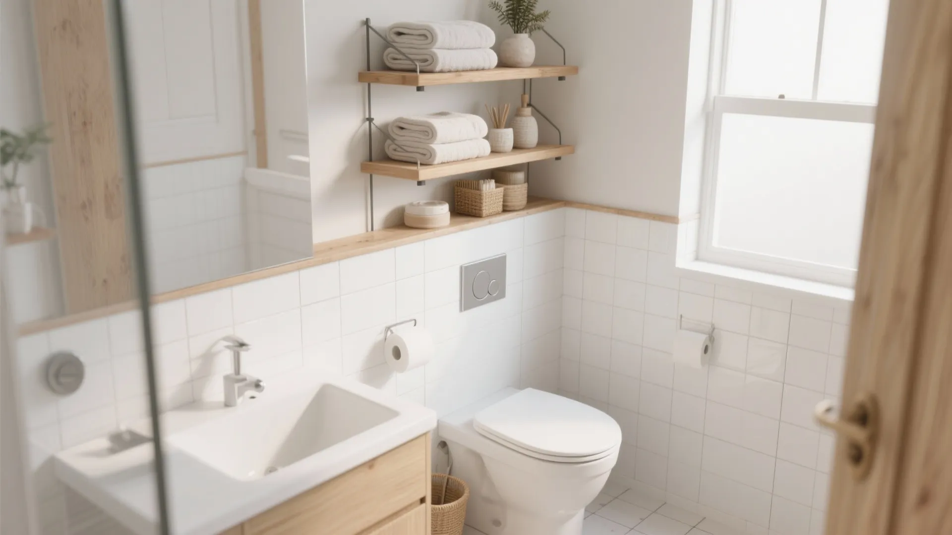 10. Open Shelf Storage