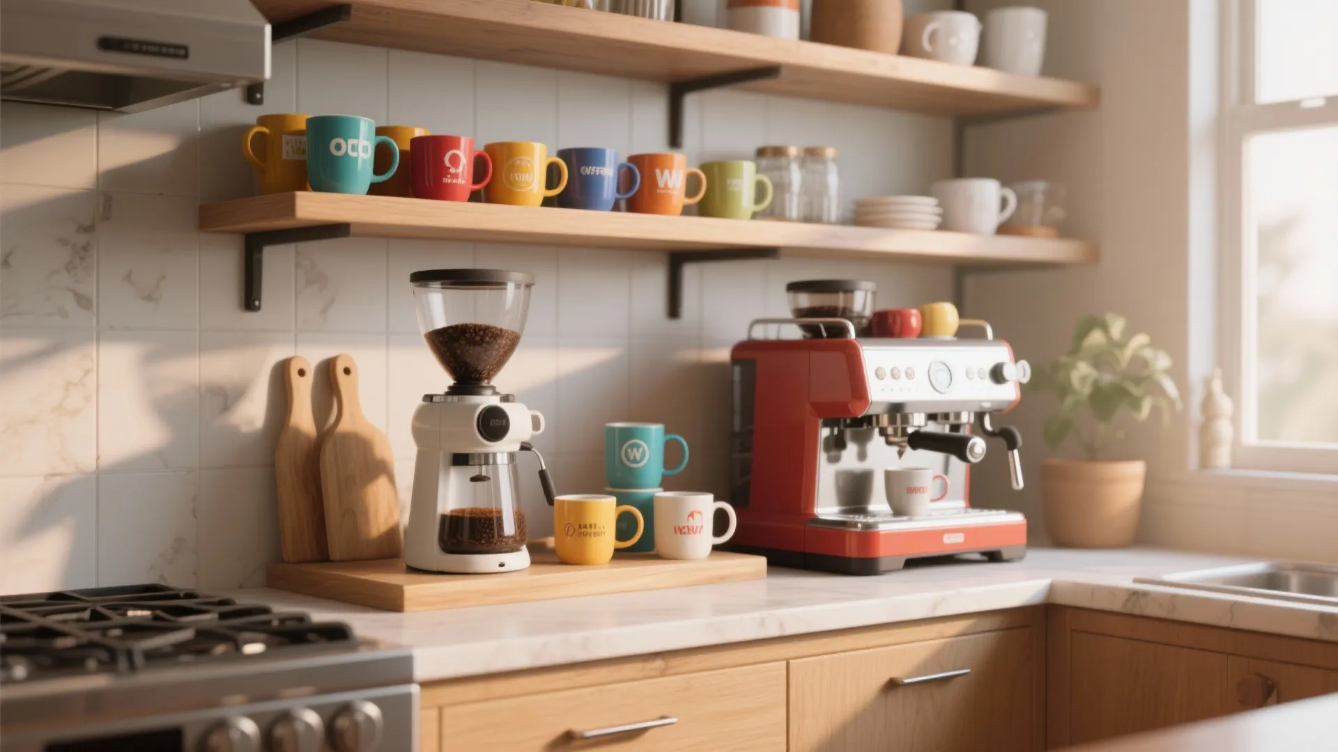 5. Open Shelf Display