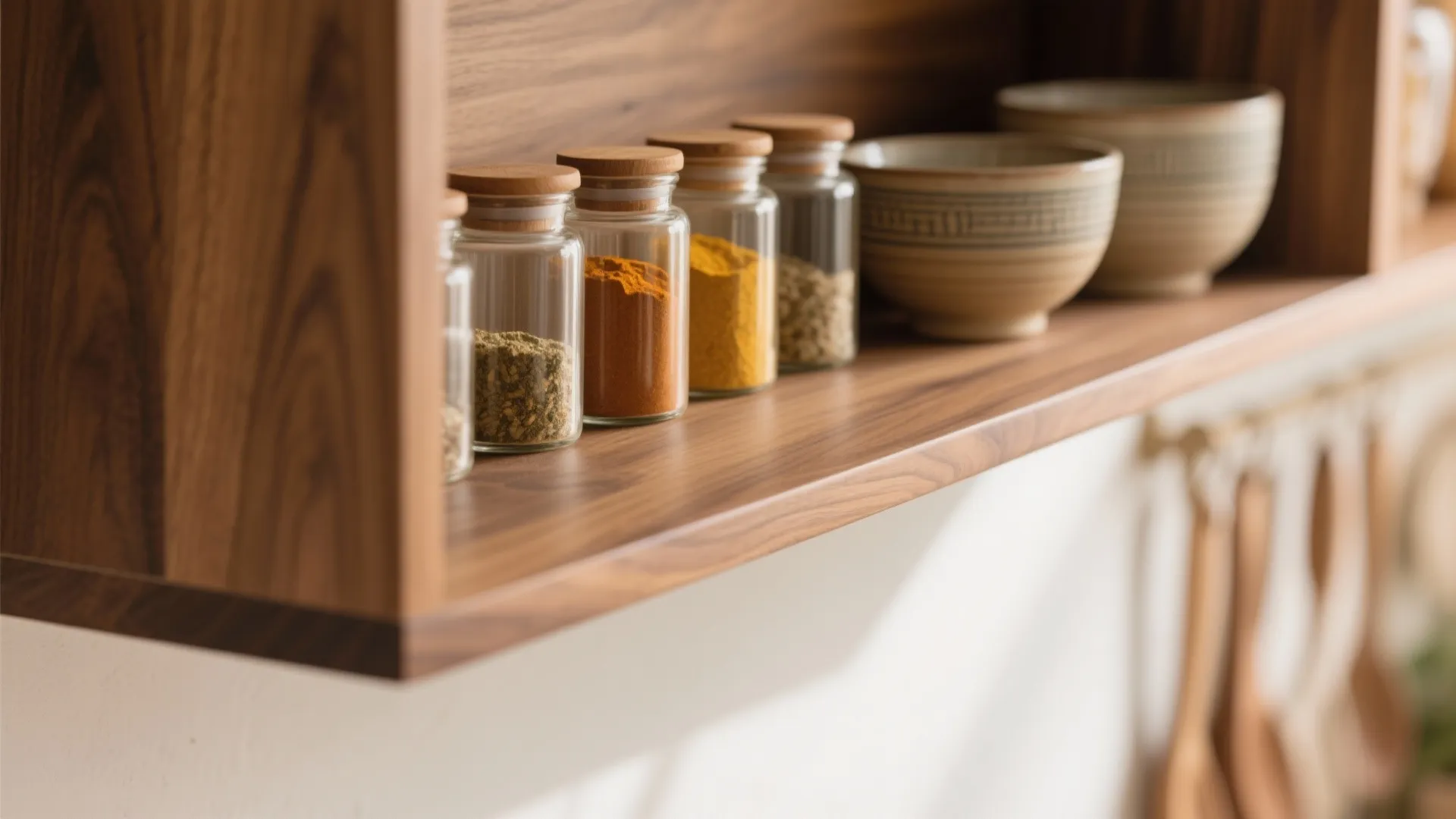 Warm Minimalist Storage with Closed-Open Balance