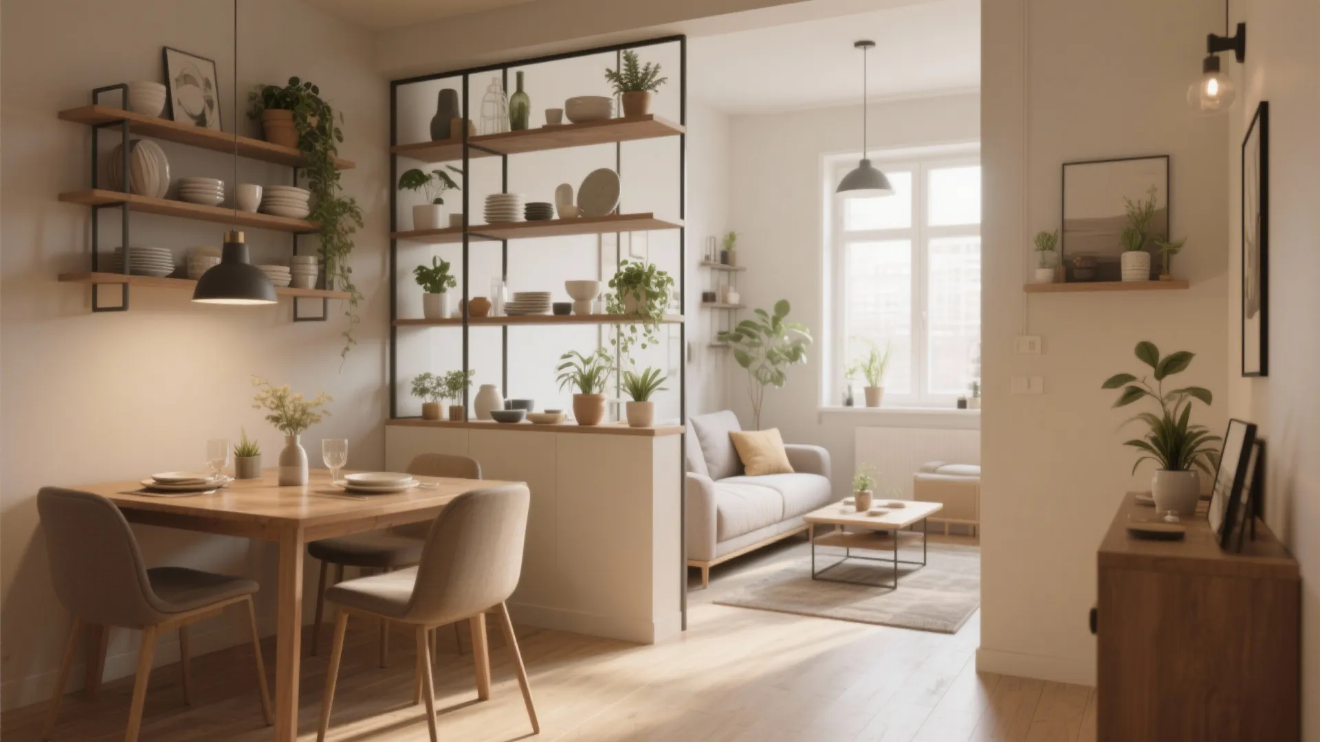 3. Low Partitions or Shelving Dividers