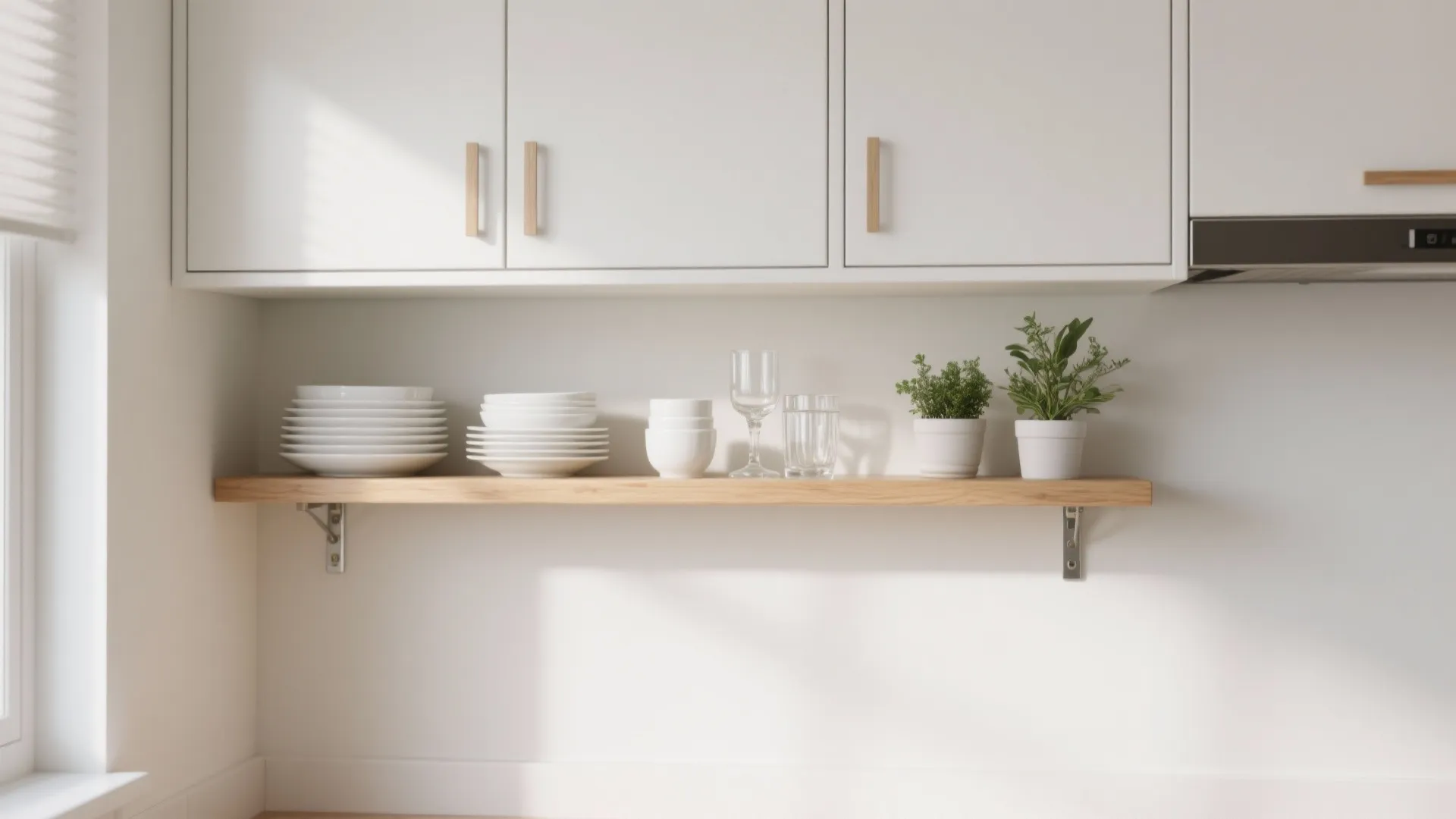 Open shelf + closed base: the calm hybrid