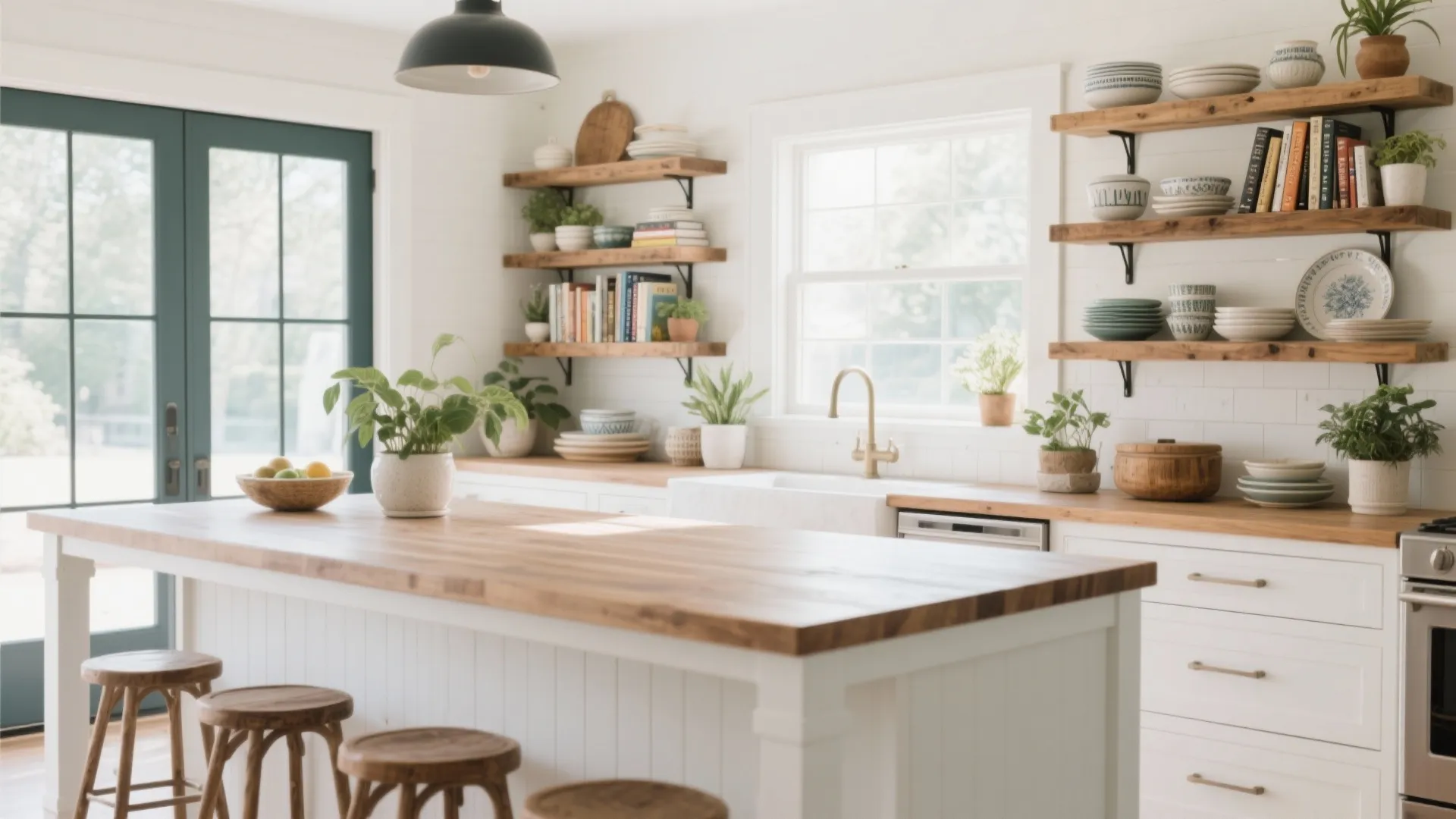 5. Add Open Shelving Ends