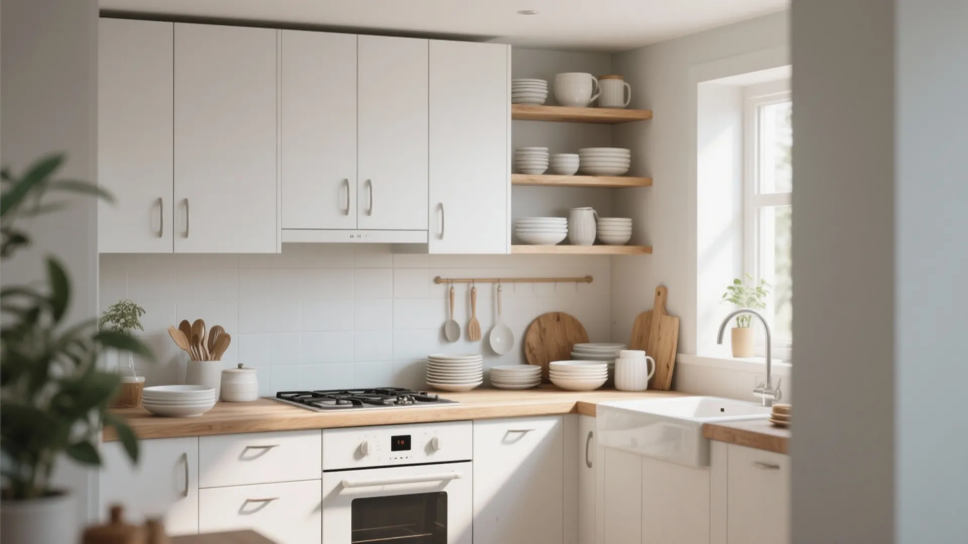 8. Open Shelving Combo