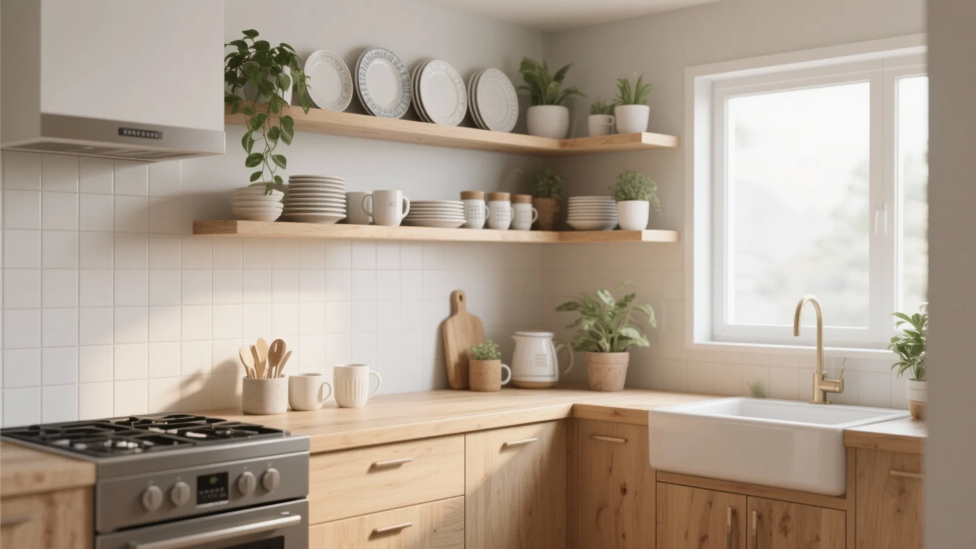 4. Integrate Open Shelving