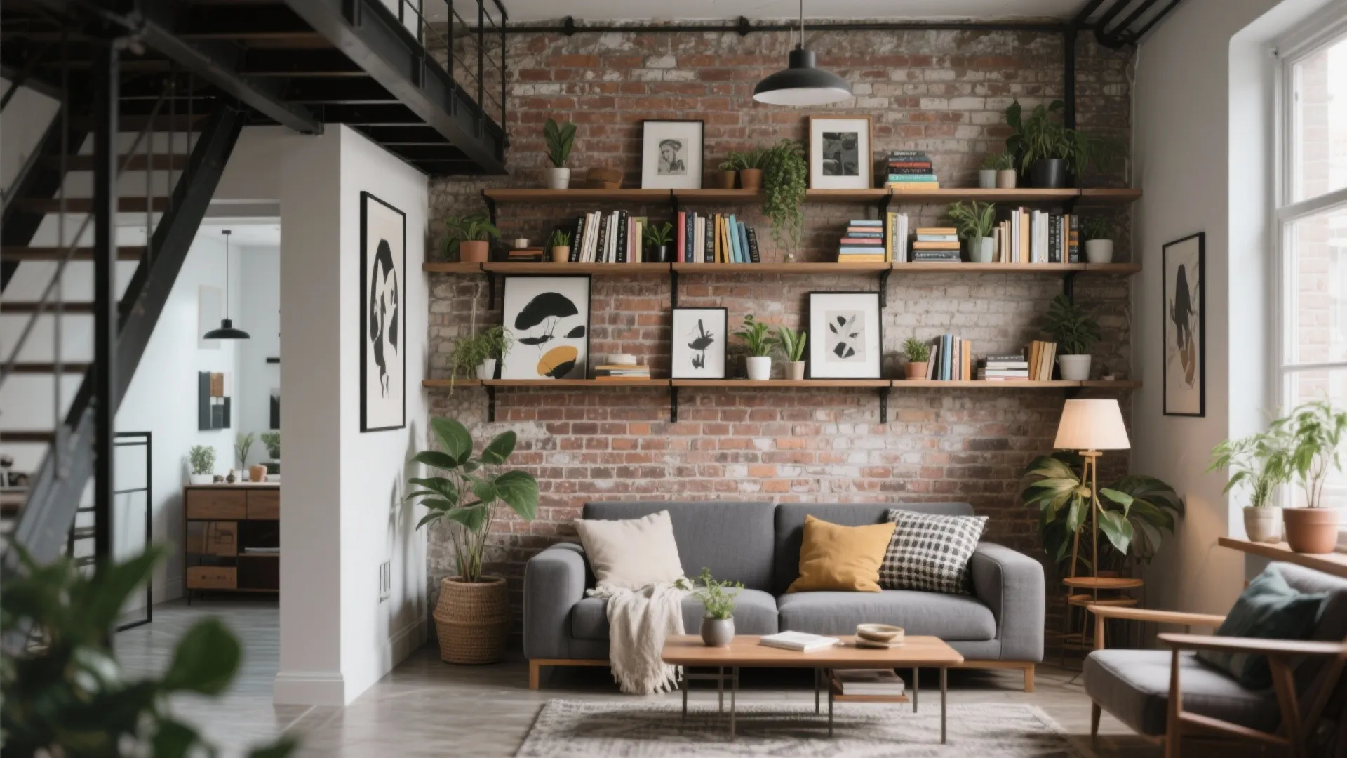 6. Open Shelving with Character