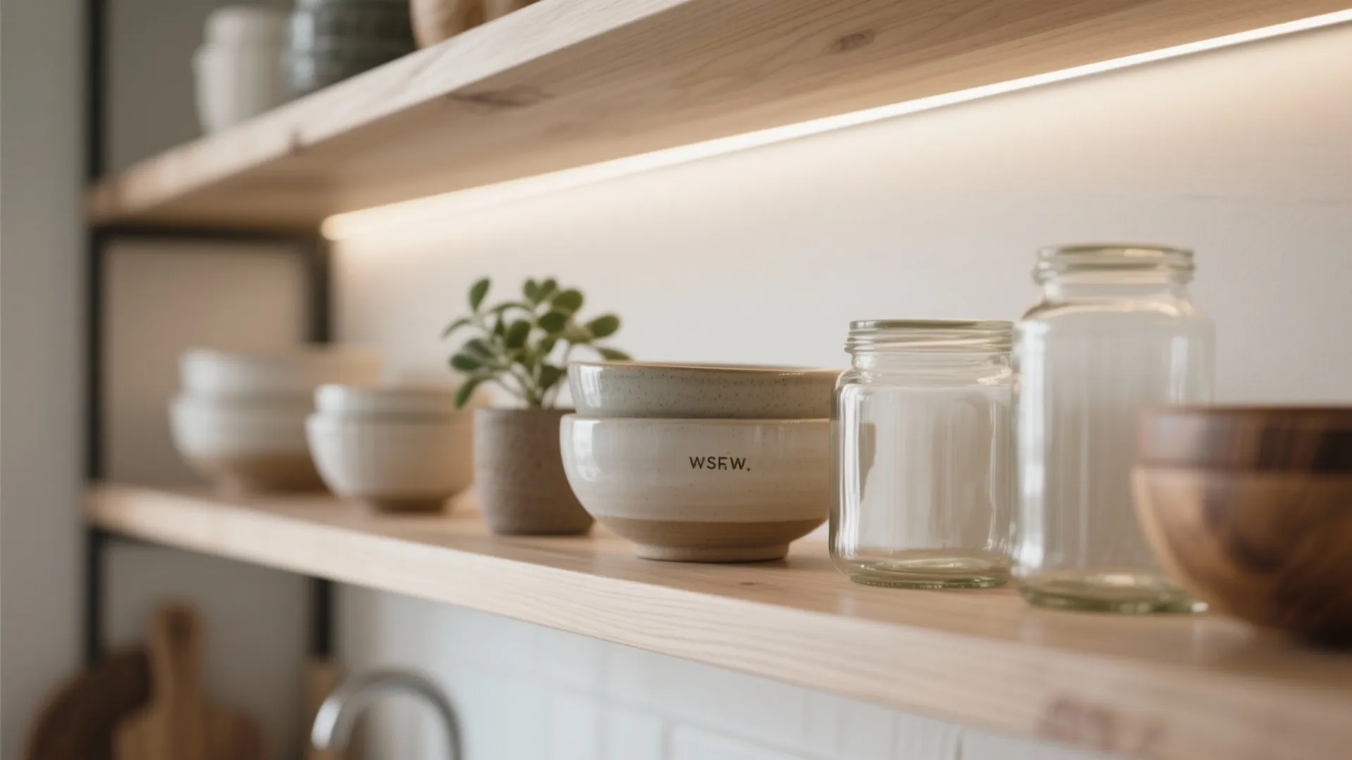 Minimal Kitchen Storage with a Calm Aesthetic