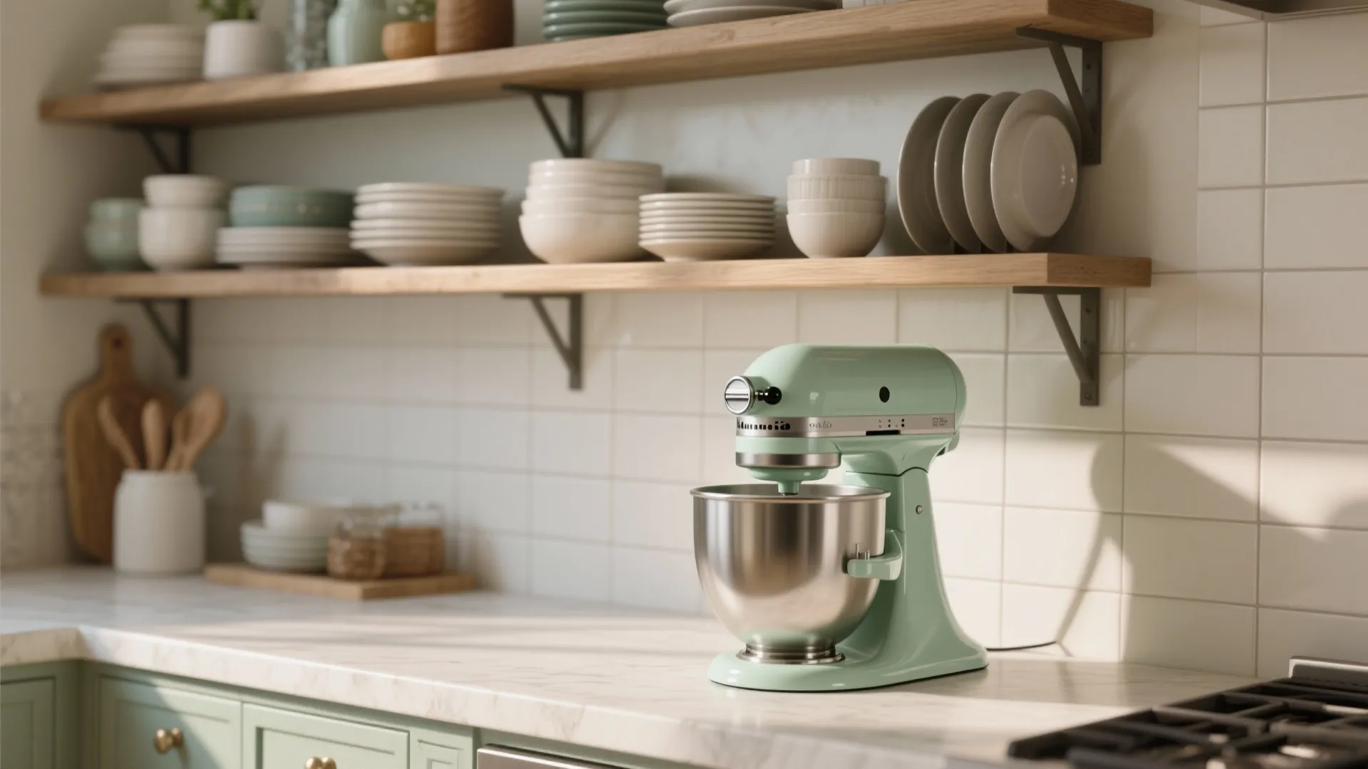 1. Make it a focal point on open shelving