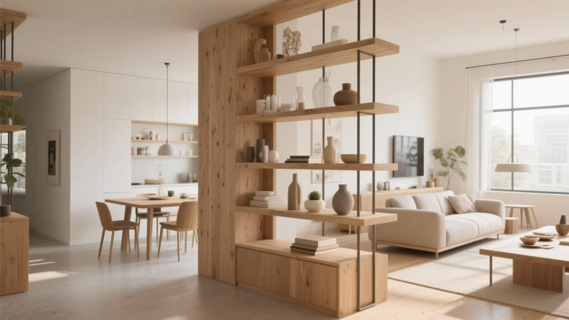 9. Open Shelf Partition