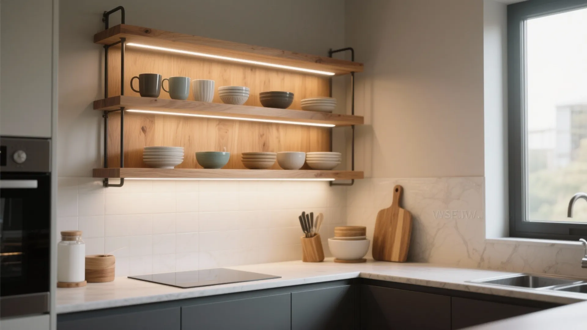 Open-shelf profiles for display and function