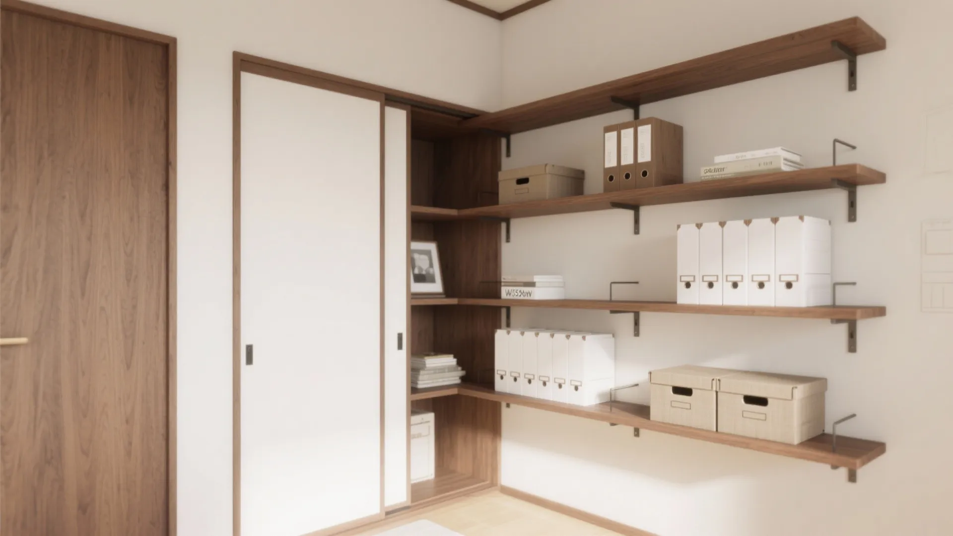 Tips 3: 1DKでも“見せる×隠す”收纳技巧で生活感を整える