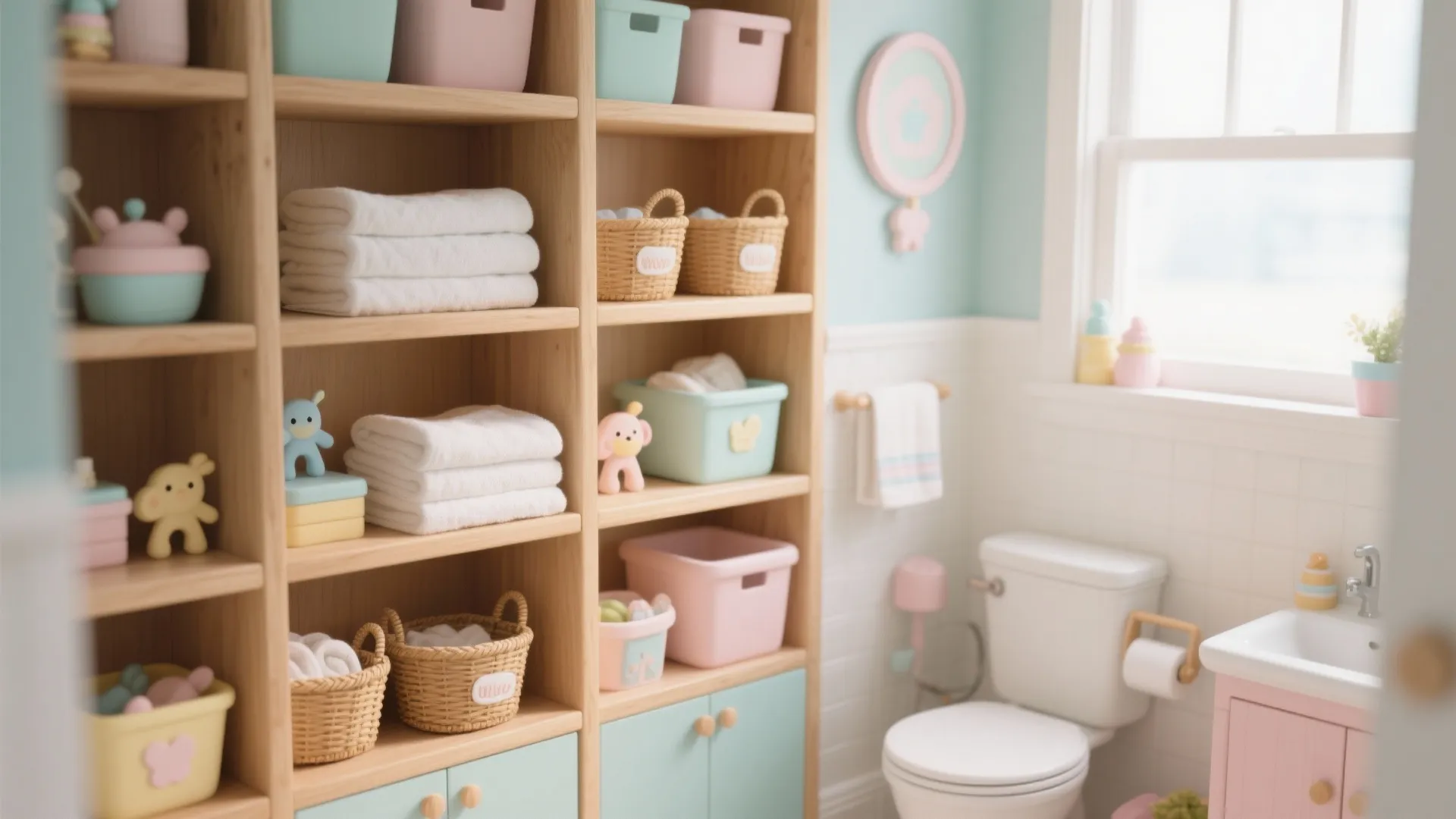 9. Open Shelf Storage