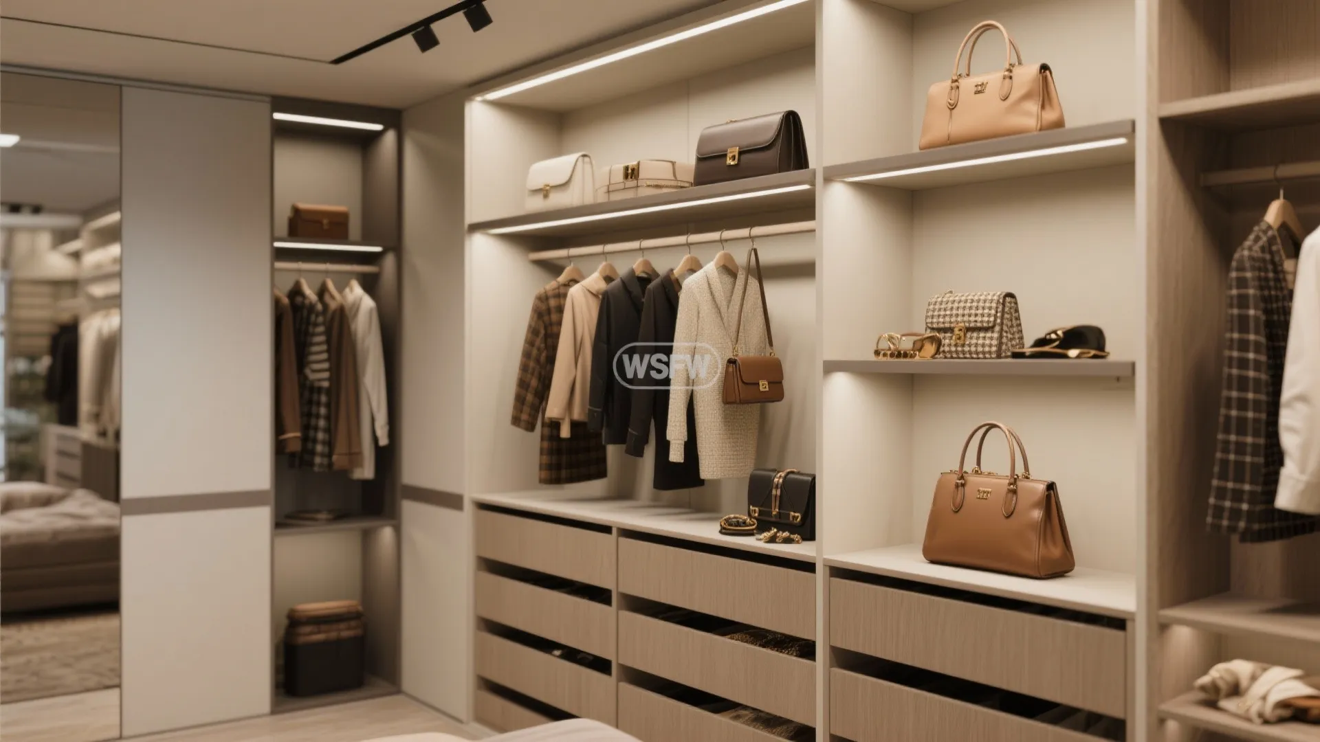 Open-Shelf & Hanging Combination