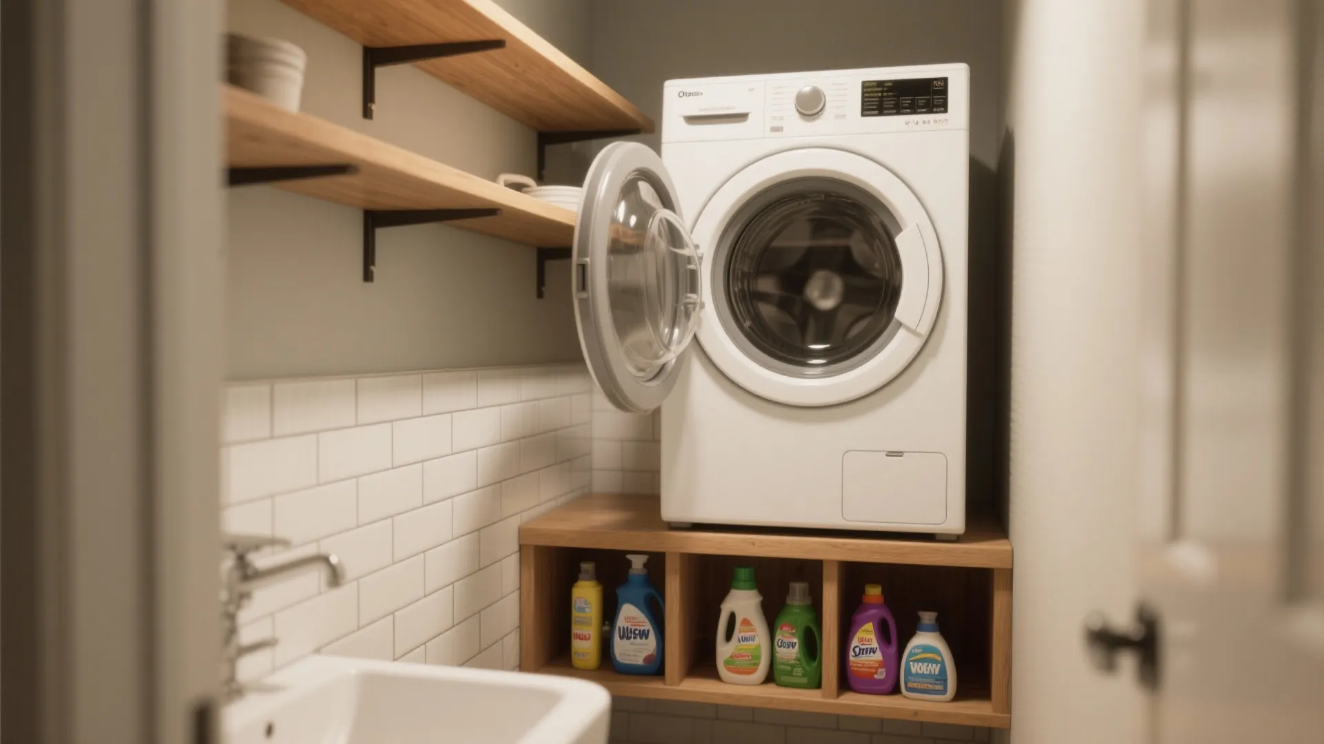 Tip 1: Leave lid clearance with clever open shelving