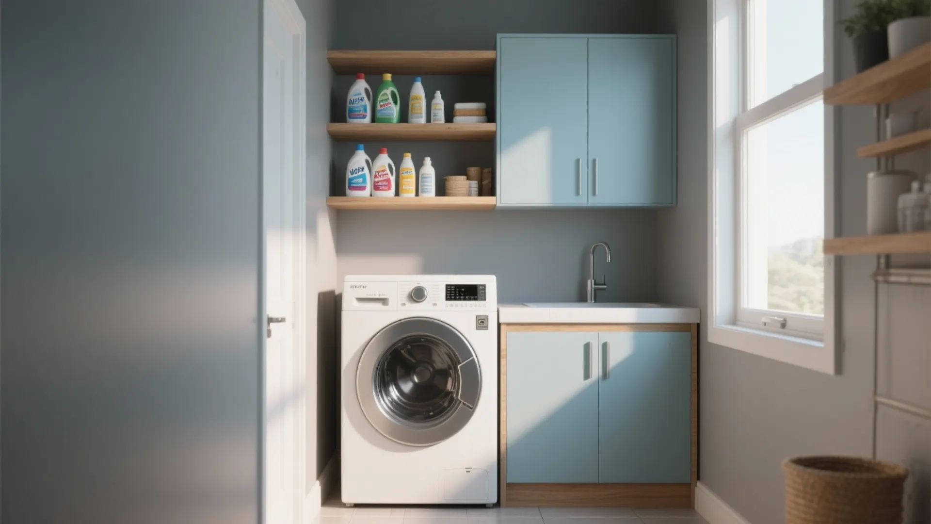 3. Open Shelves and Slim Cabinets—Keep the Lid in Mind