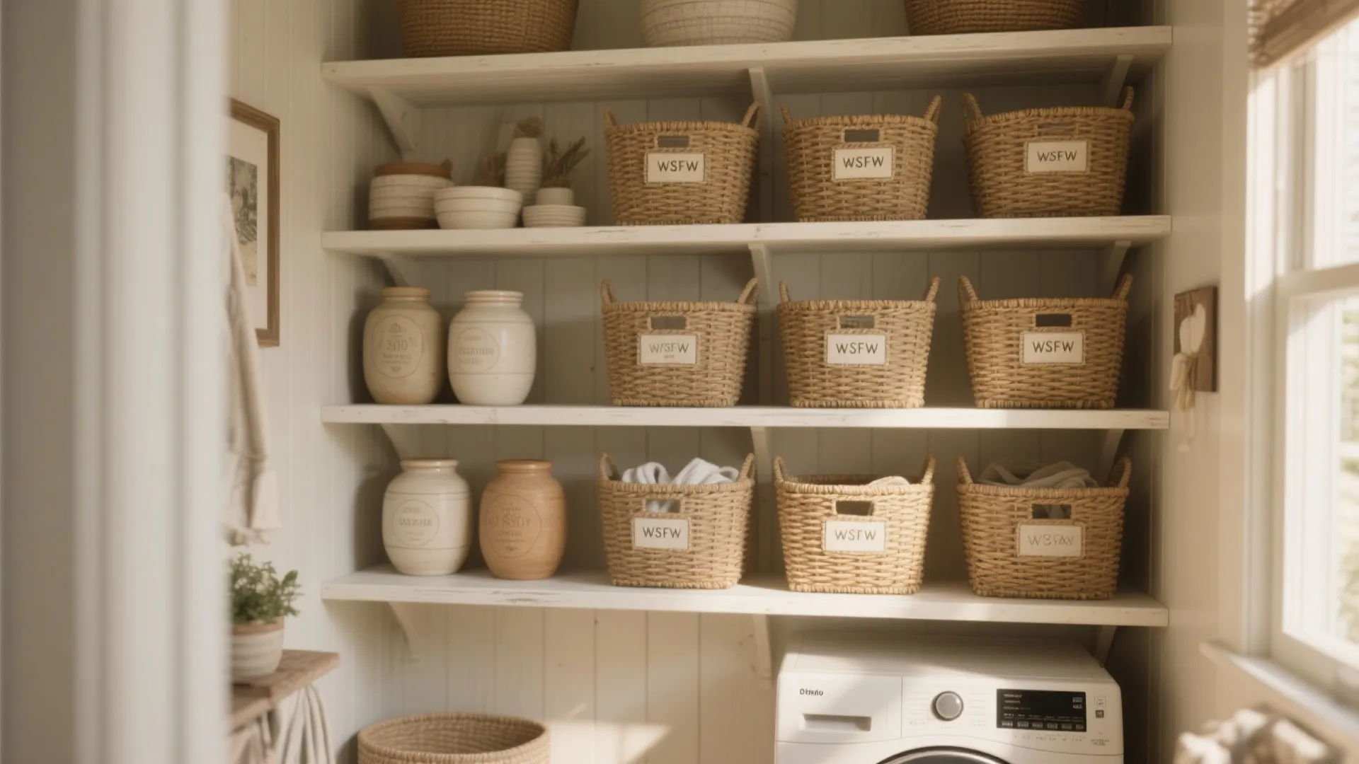 5. Open Shelves, Baskets, and a Visual System