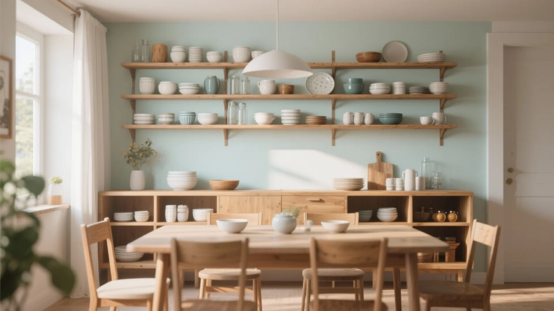 Open Shelving Display Unit