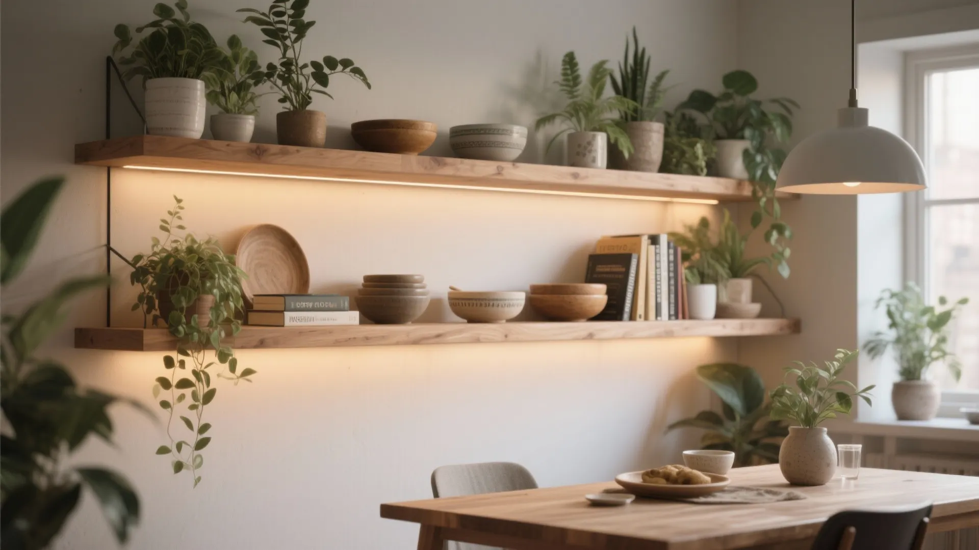 Tip 3: Open Shelves with Practical Flair