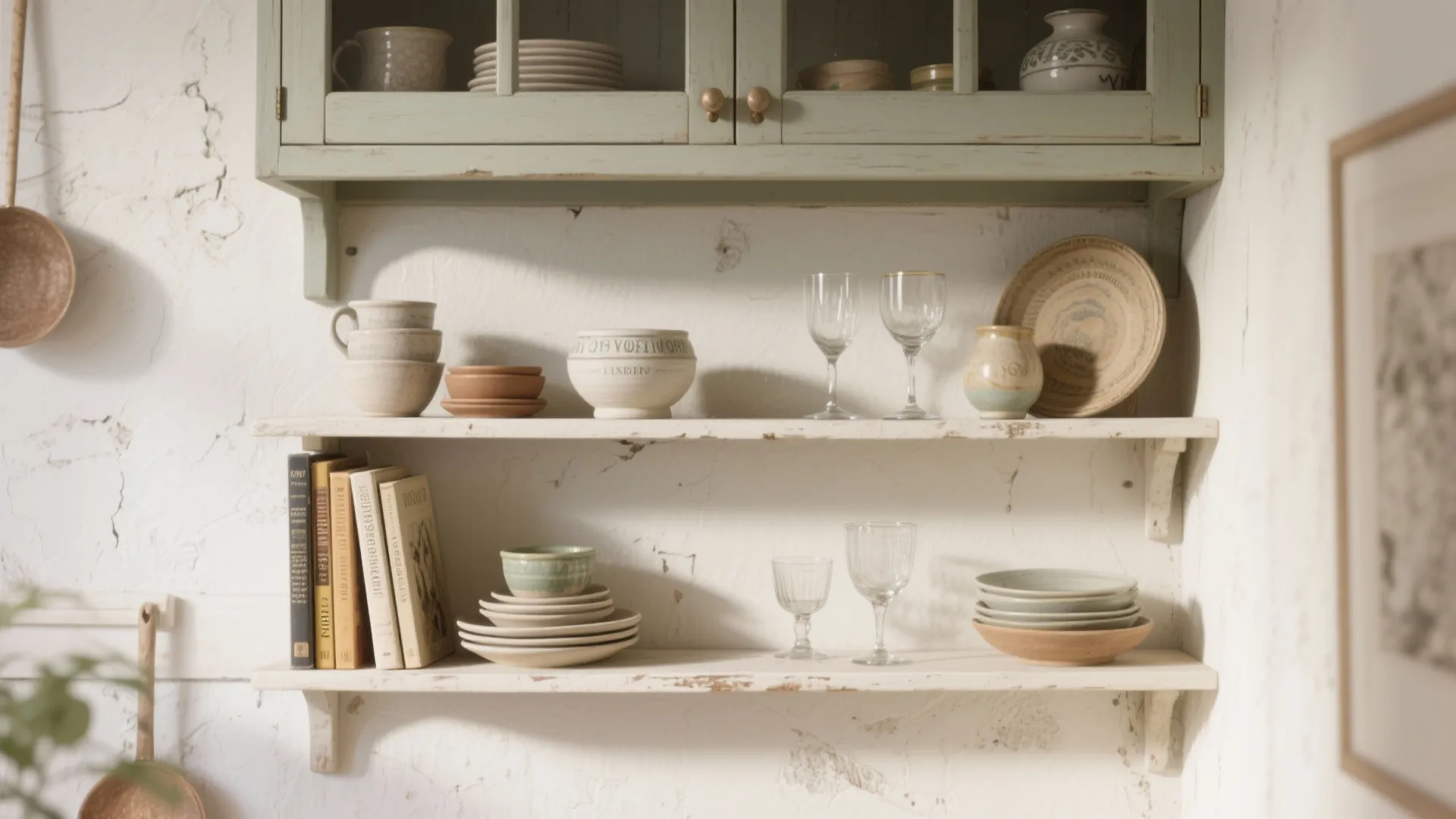 4. Open Shelving to Show Styled Pieces