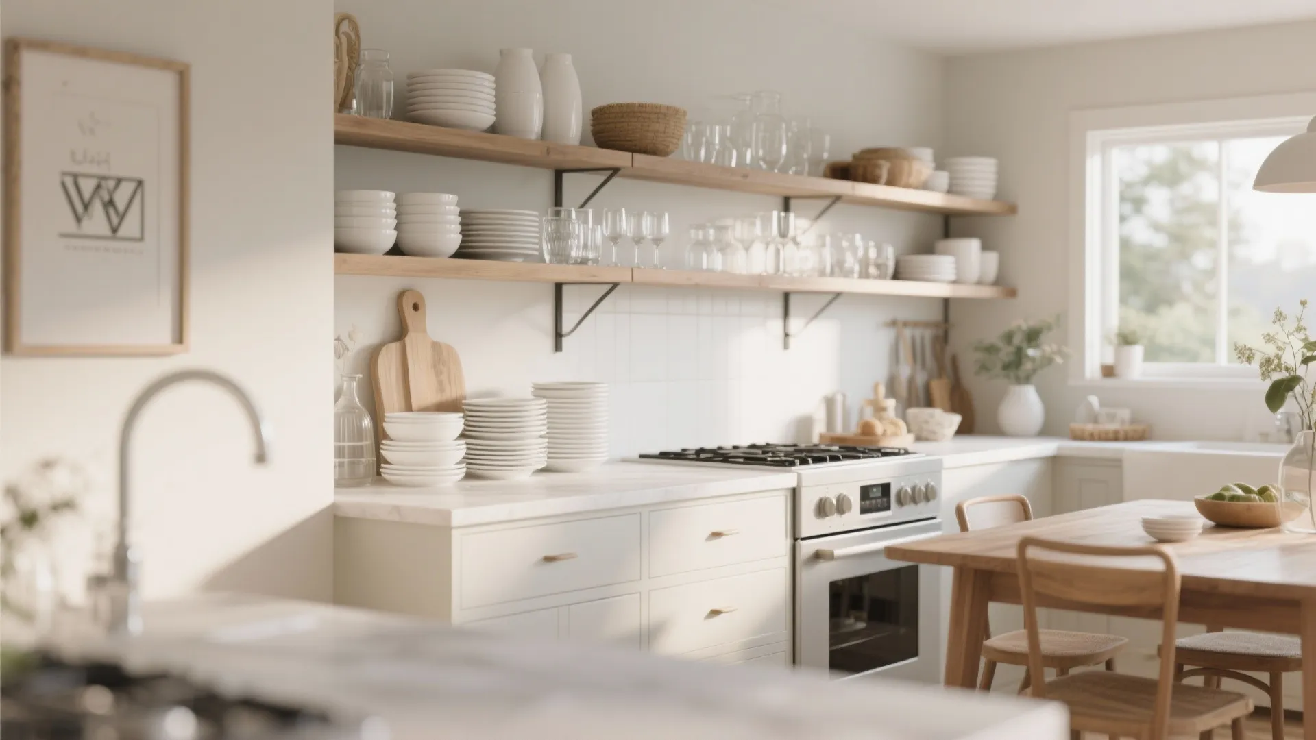 9. Open Shelving Displays