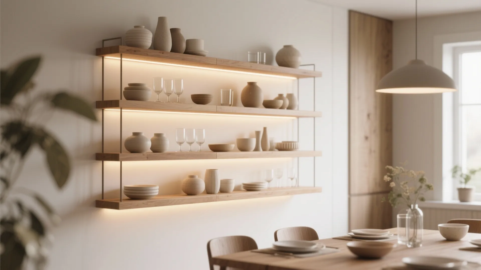8. Open Shelving for Display