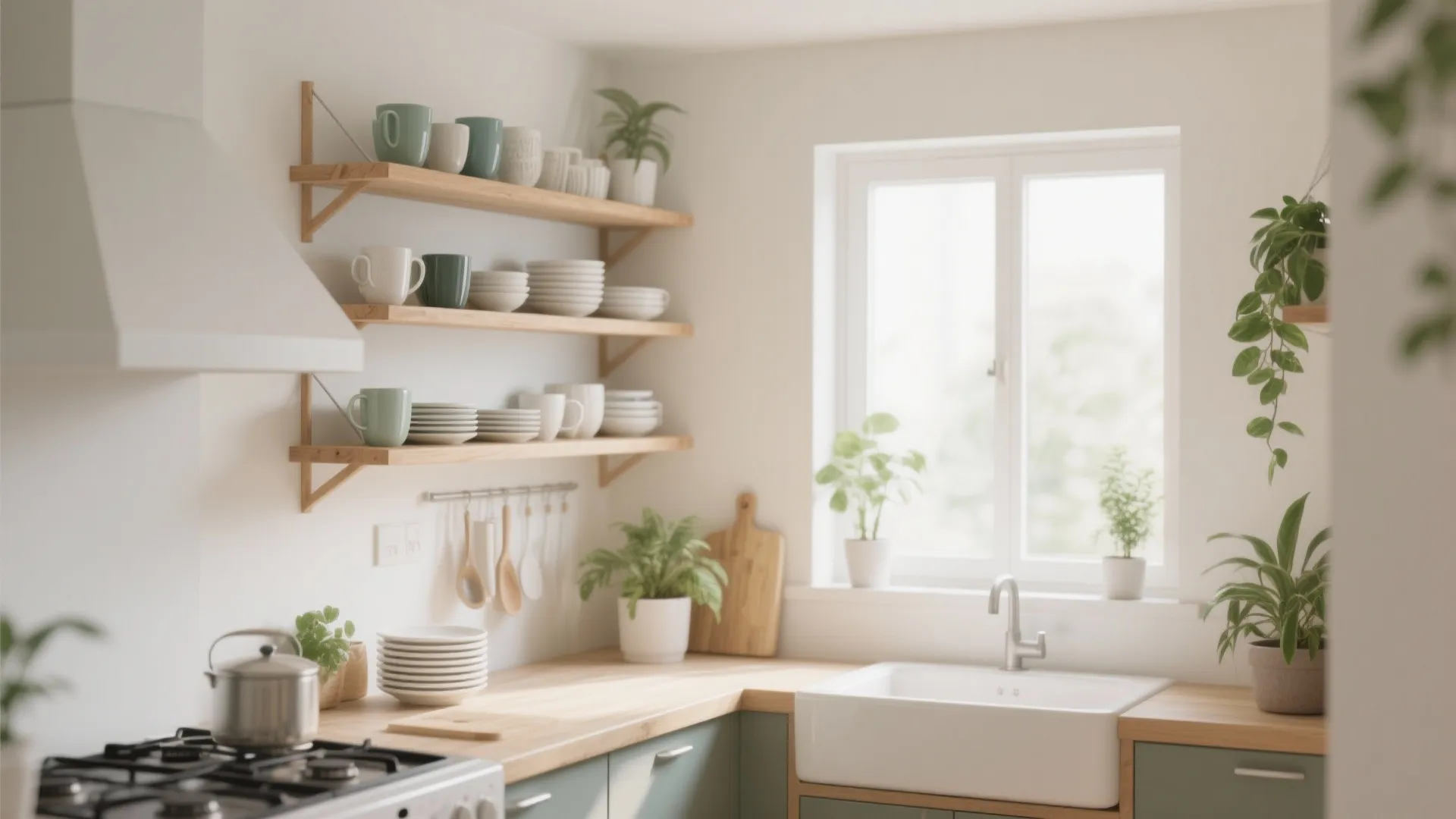 7. Open Shelving for Style and Access