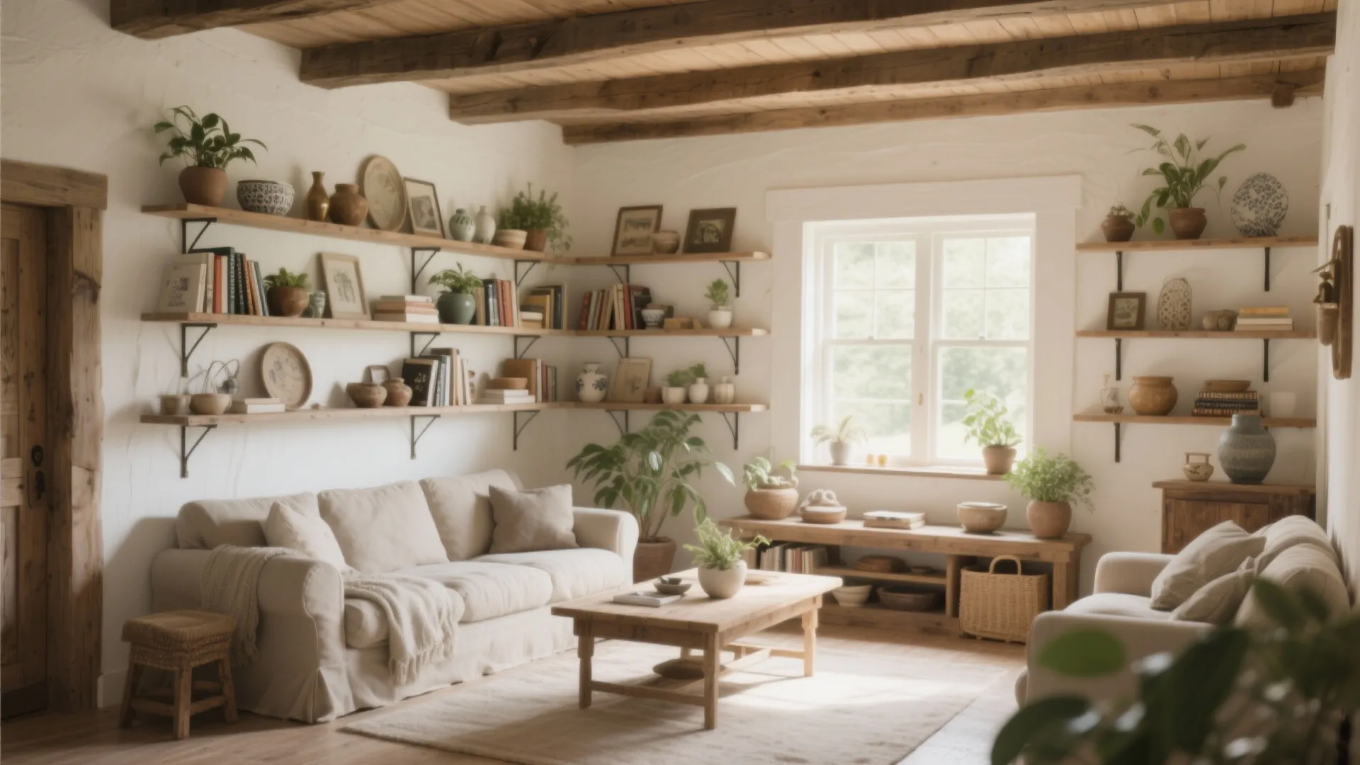 7. Open Shelving for Personality