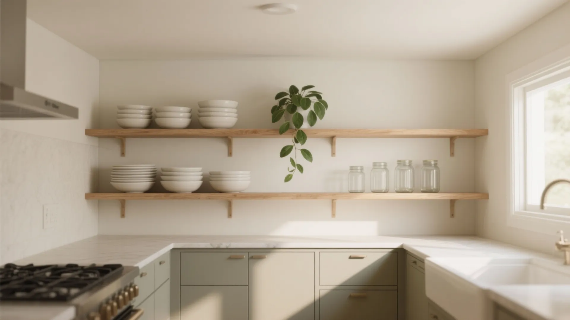 Open Shelving with Curated Restraint