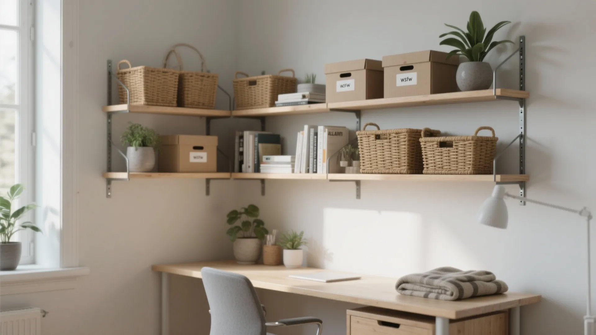 2. Use open shelving for breathing room