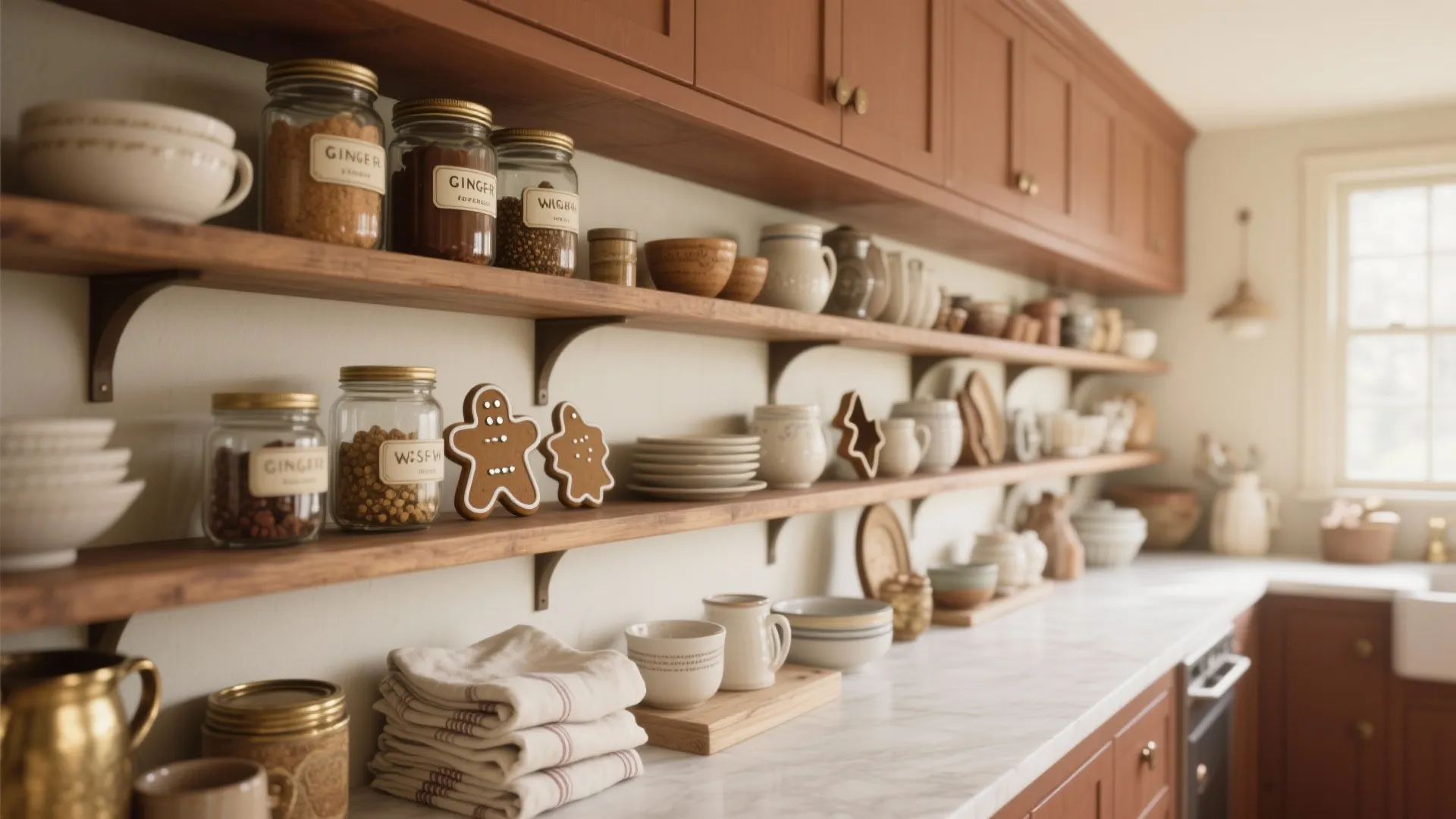 3. Open Shelving for Display