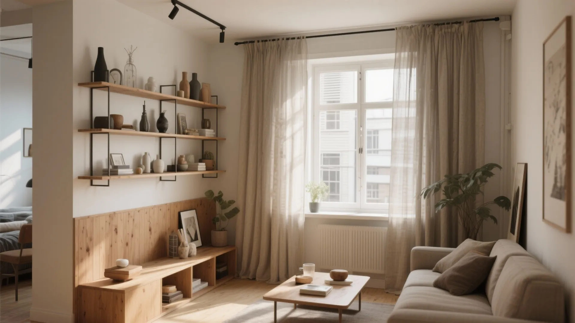 4. Open Shelving and Low Dividers as Rooms’ Lungs