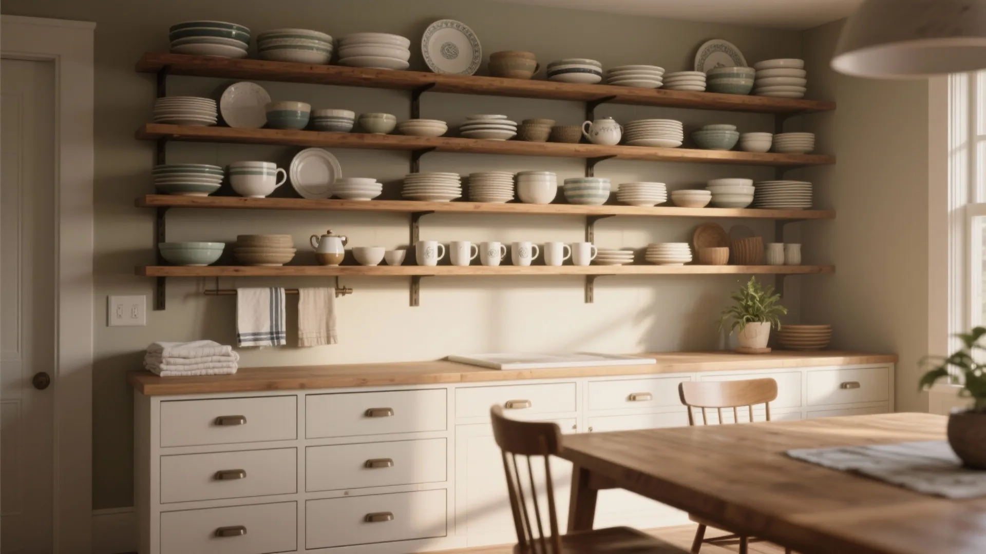 Open Shelving for Everyday Life