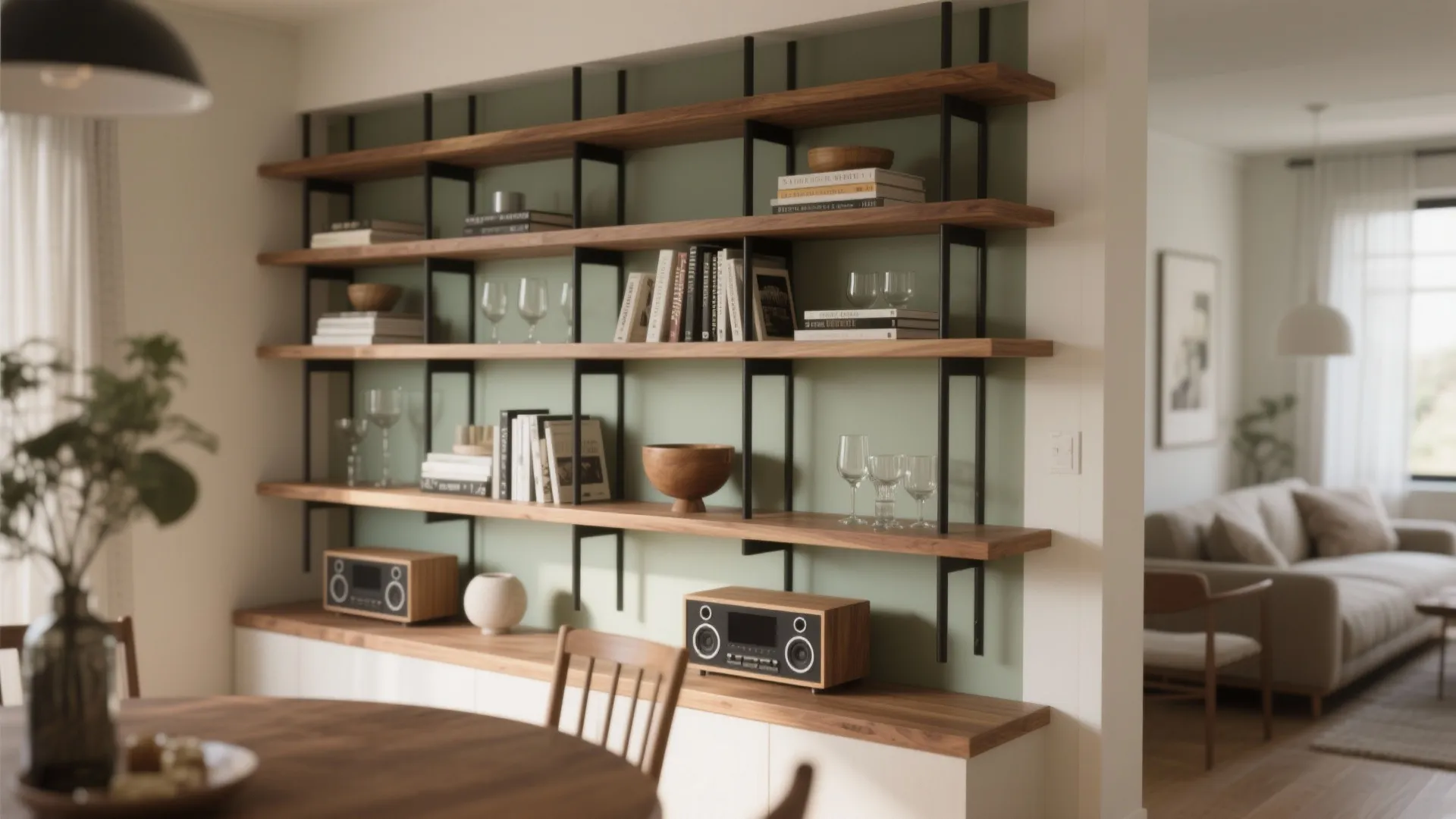 Open Shelving Dividers: Display Meets Definition