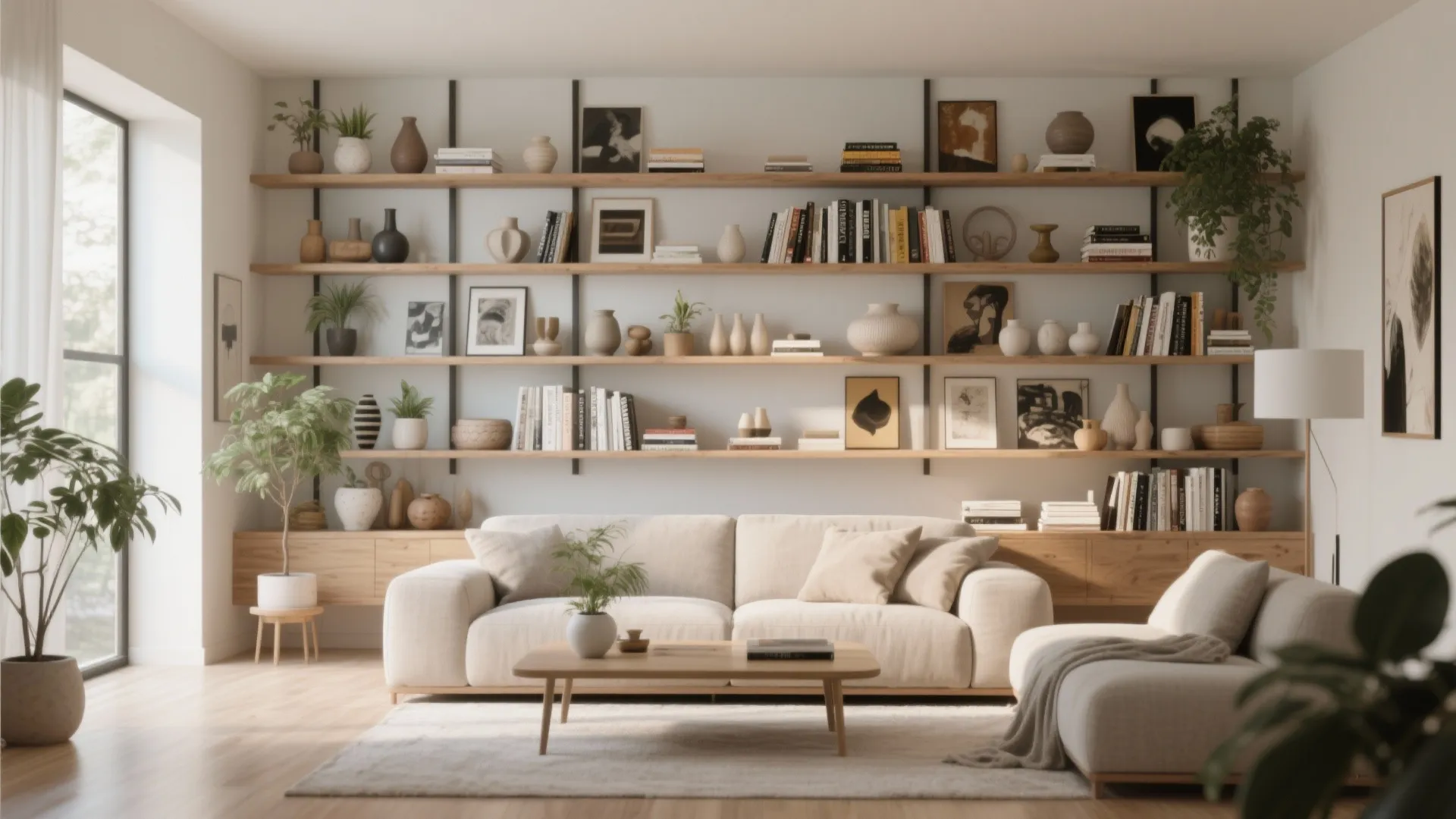 5. Open Shelving to Showcase Personality
