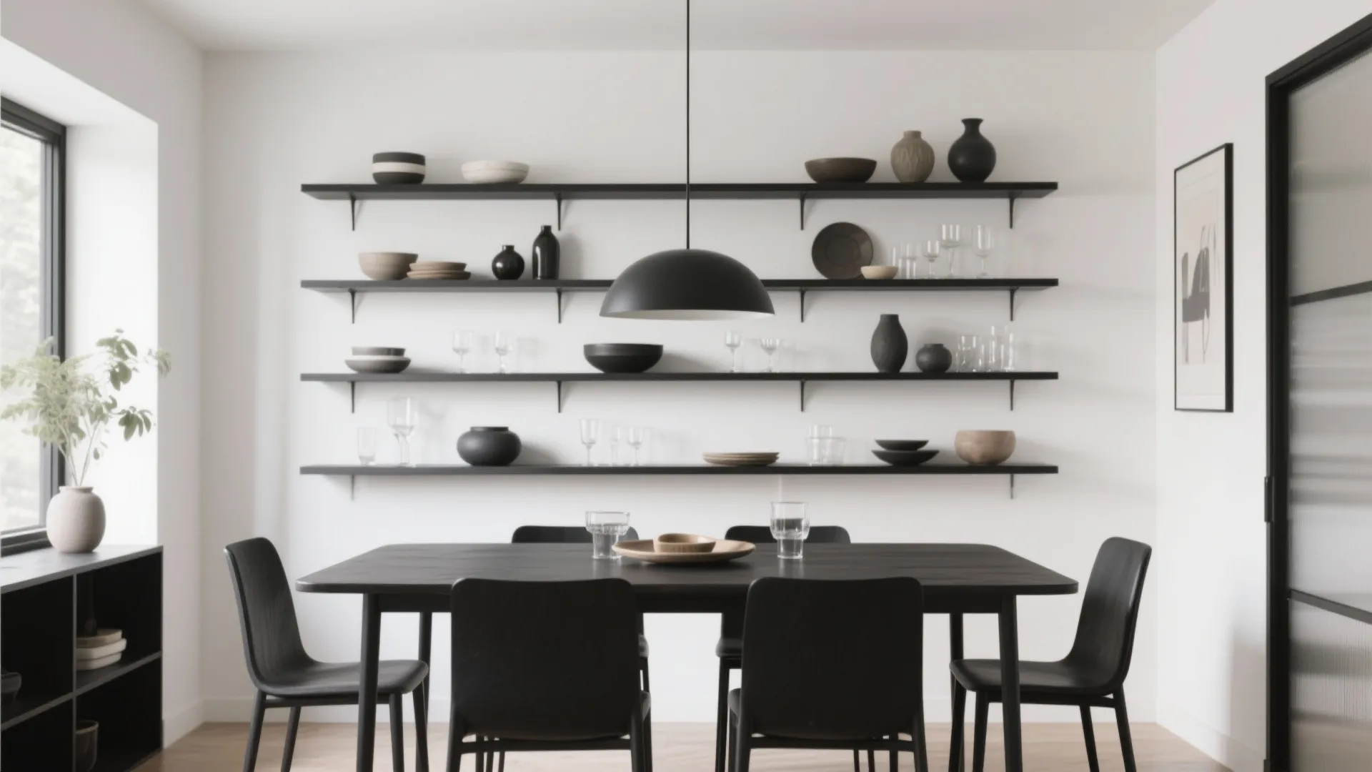 9. Open Shelving Display