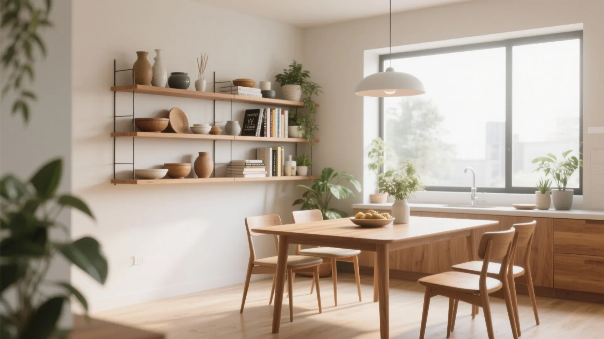 6. Open Shelving Nearby