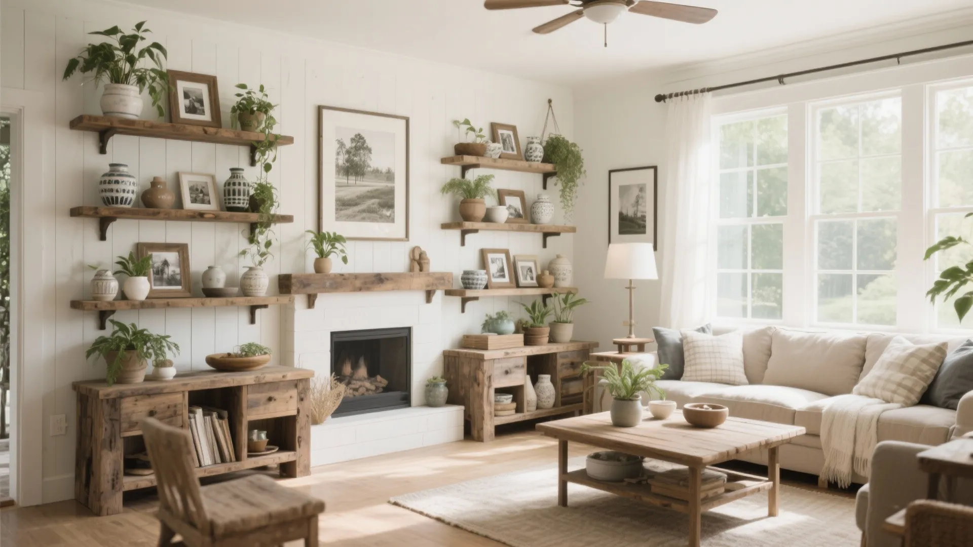 Open Shelving for Display