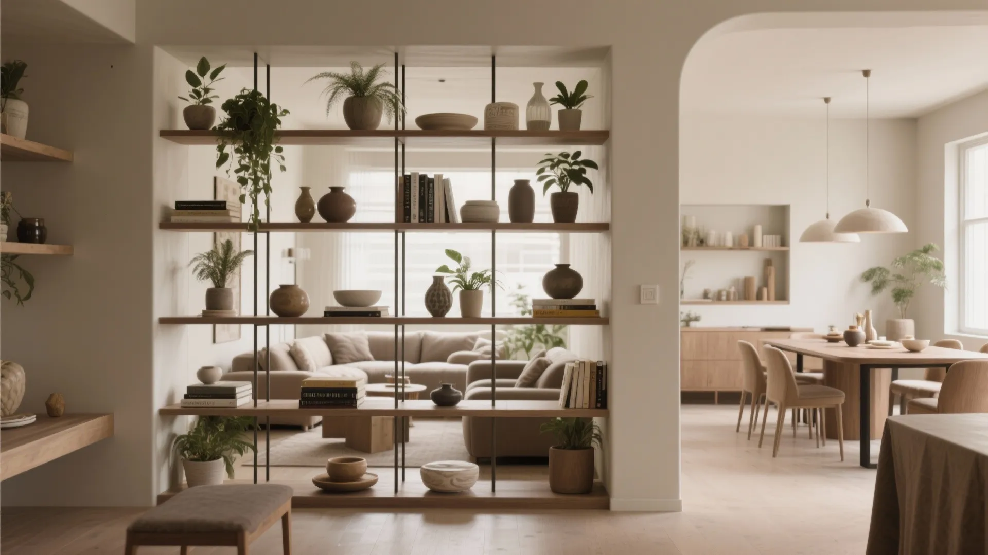 7. Create a Backdrop with Shelving