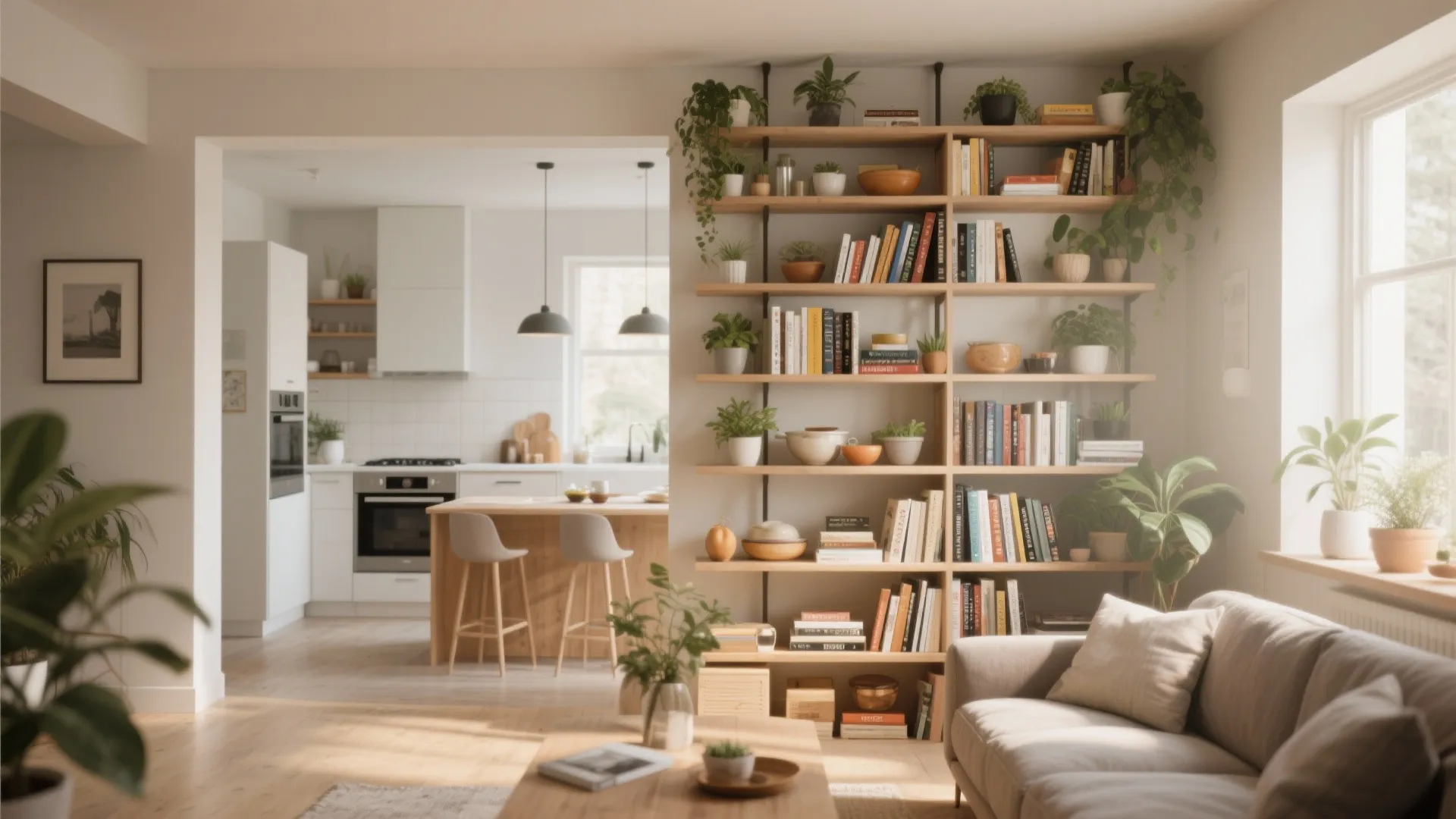 1. Open Shelving with Style