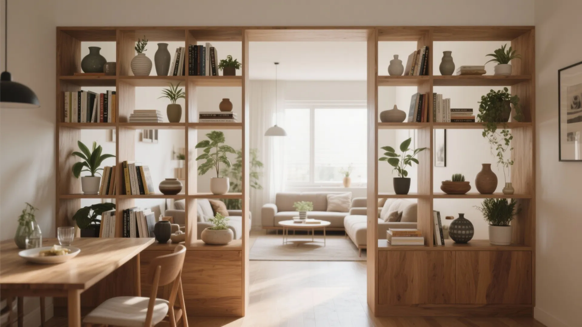 Open Shelving as a Divider