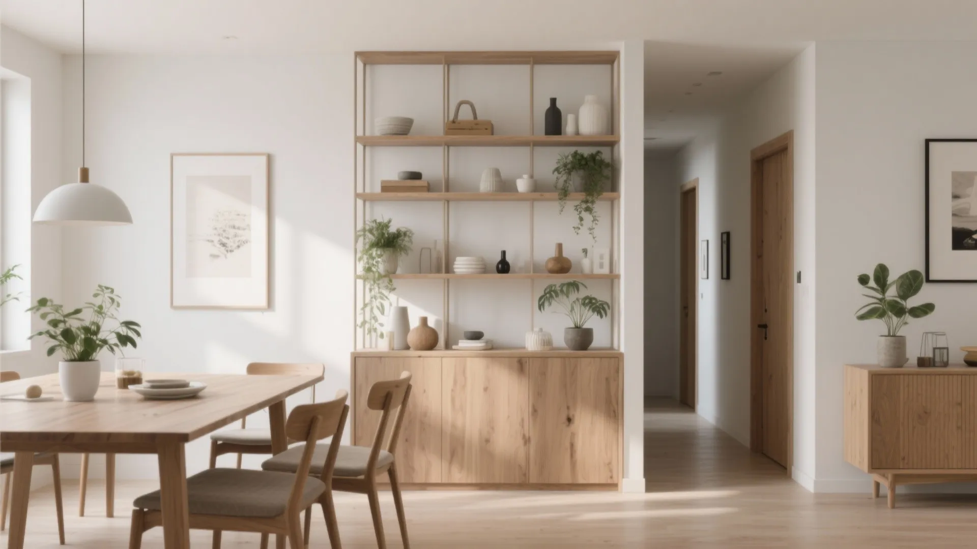 Open Shelving Divider