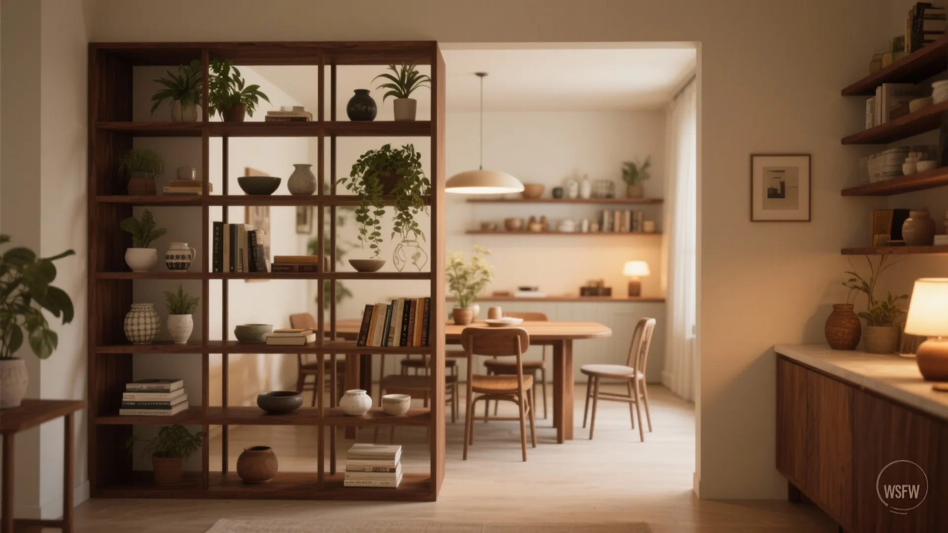 Open Shelving Divider