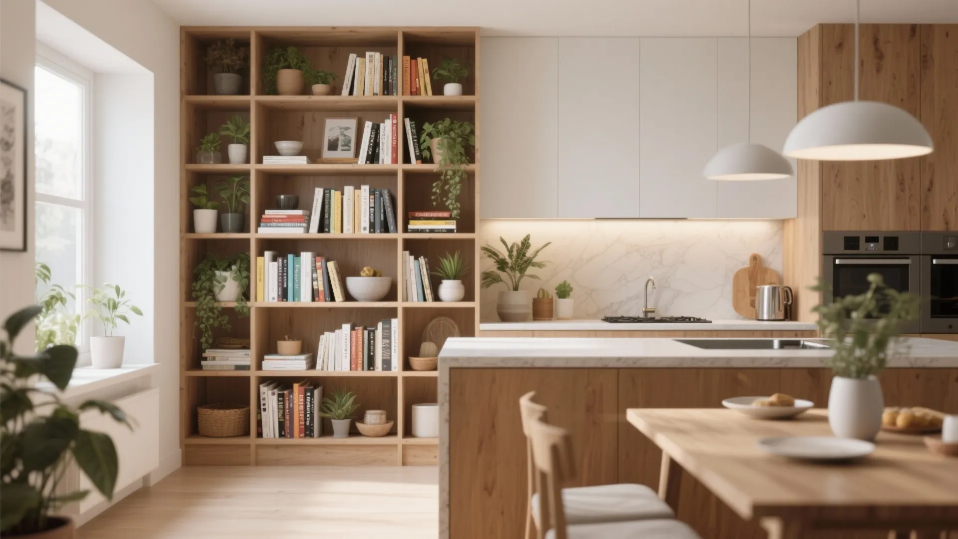 Open Shelving as a Divider