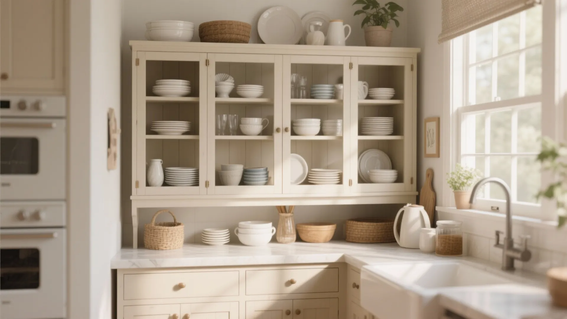 2. Open Shelving on Top