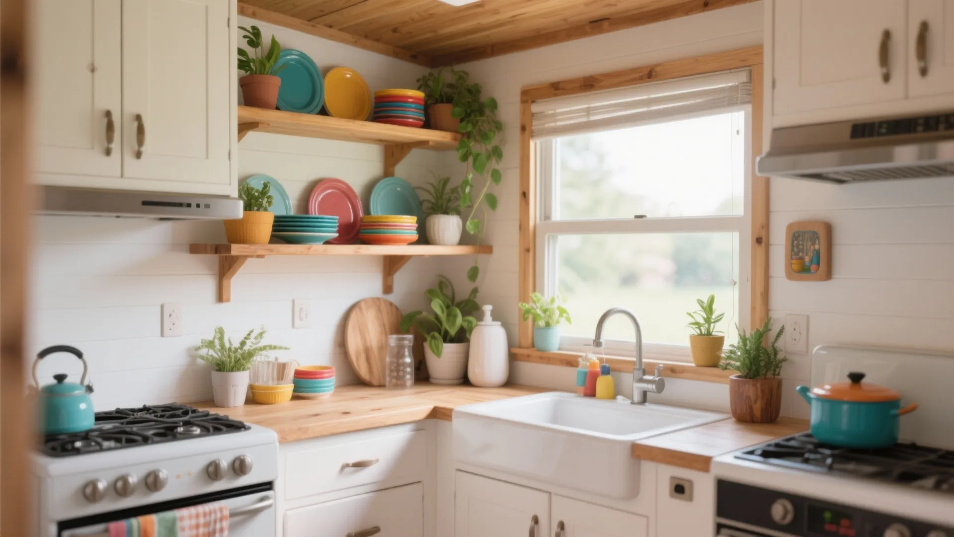 5. Open Shelving for Personality