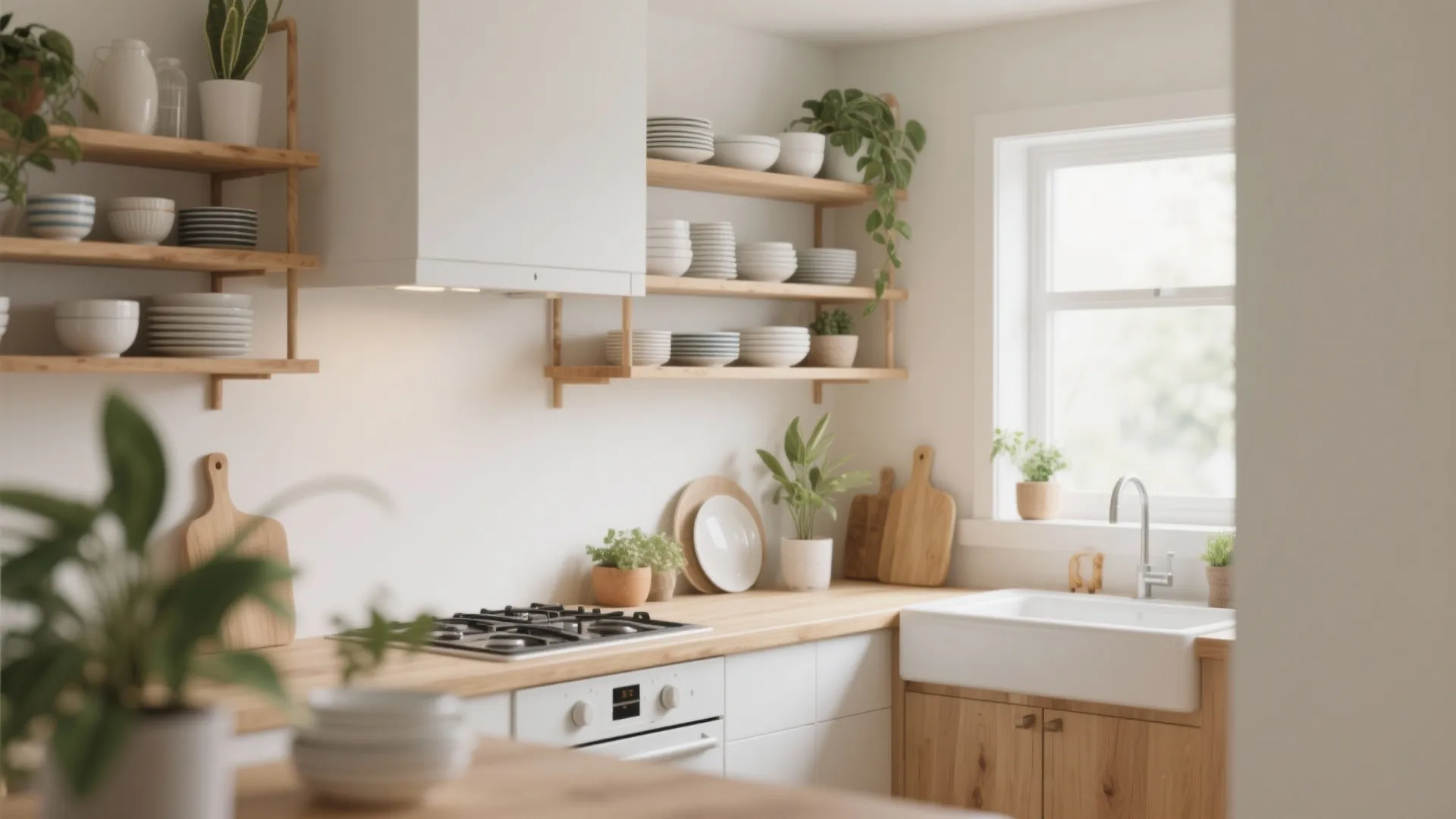 6. Embrace open shelving