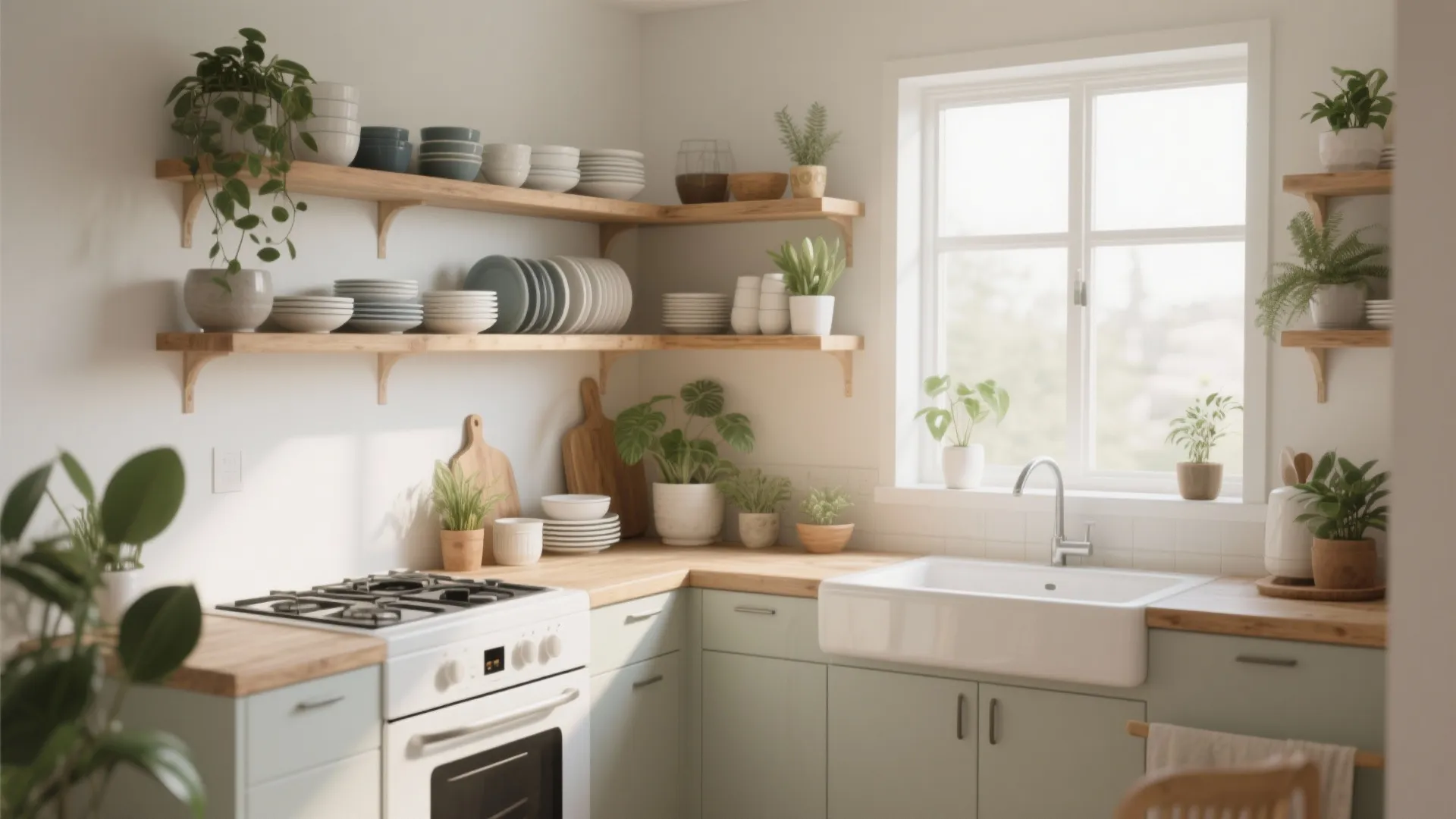 1. Open Shelving for Airy Vibes