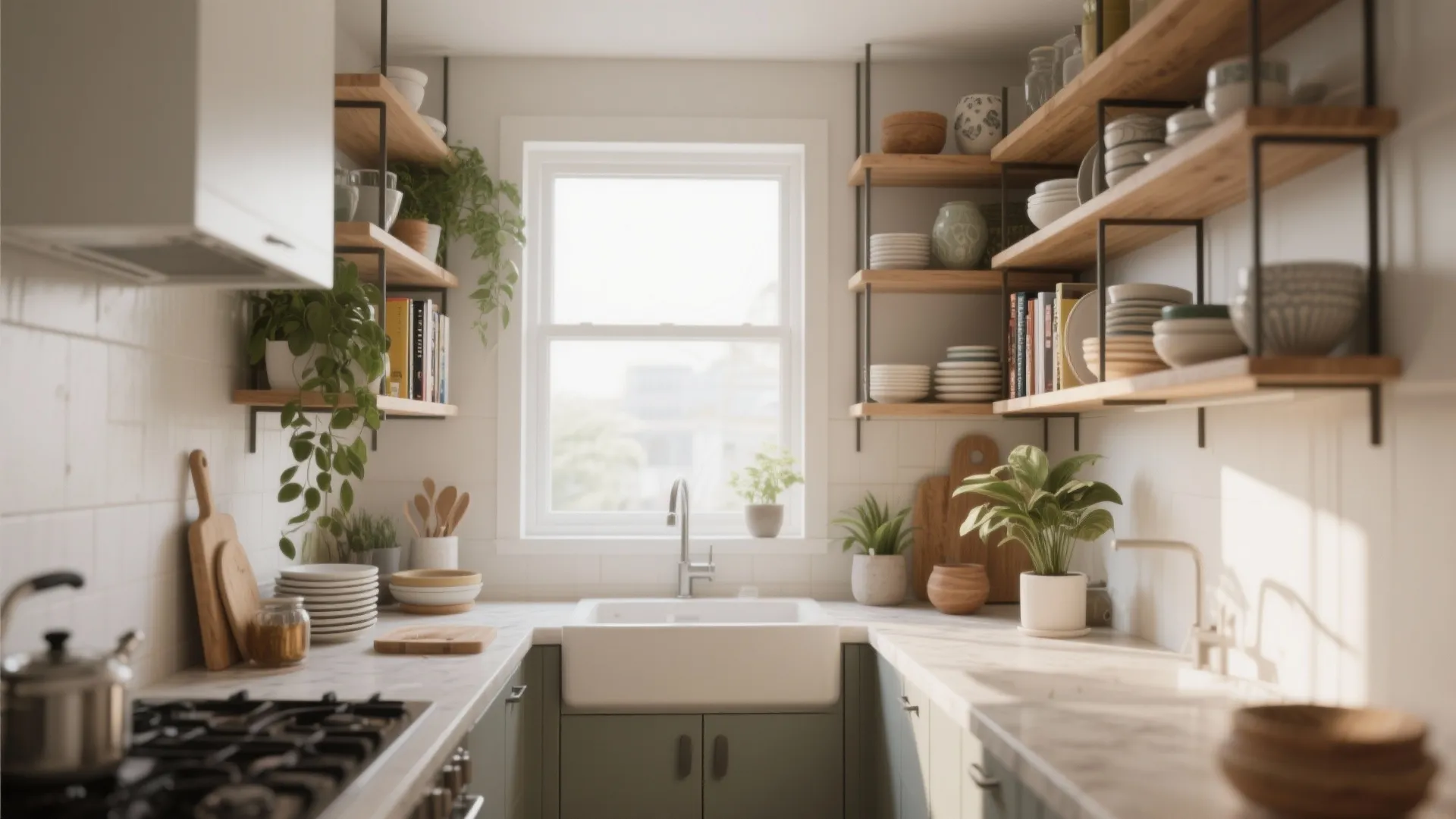 1. Play with Open Shelving