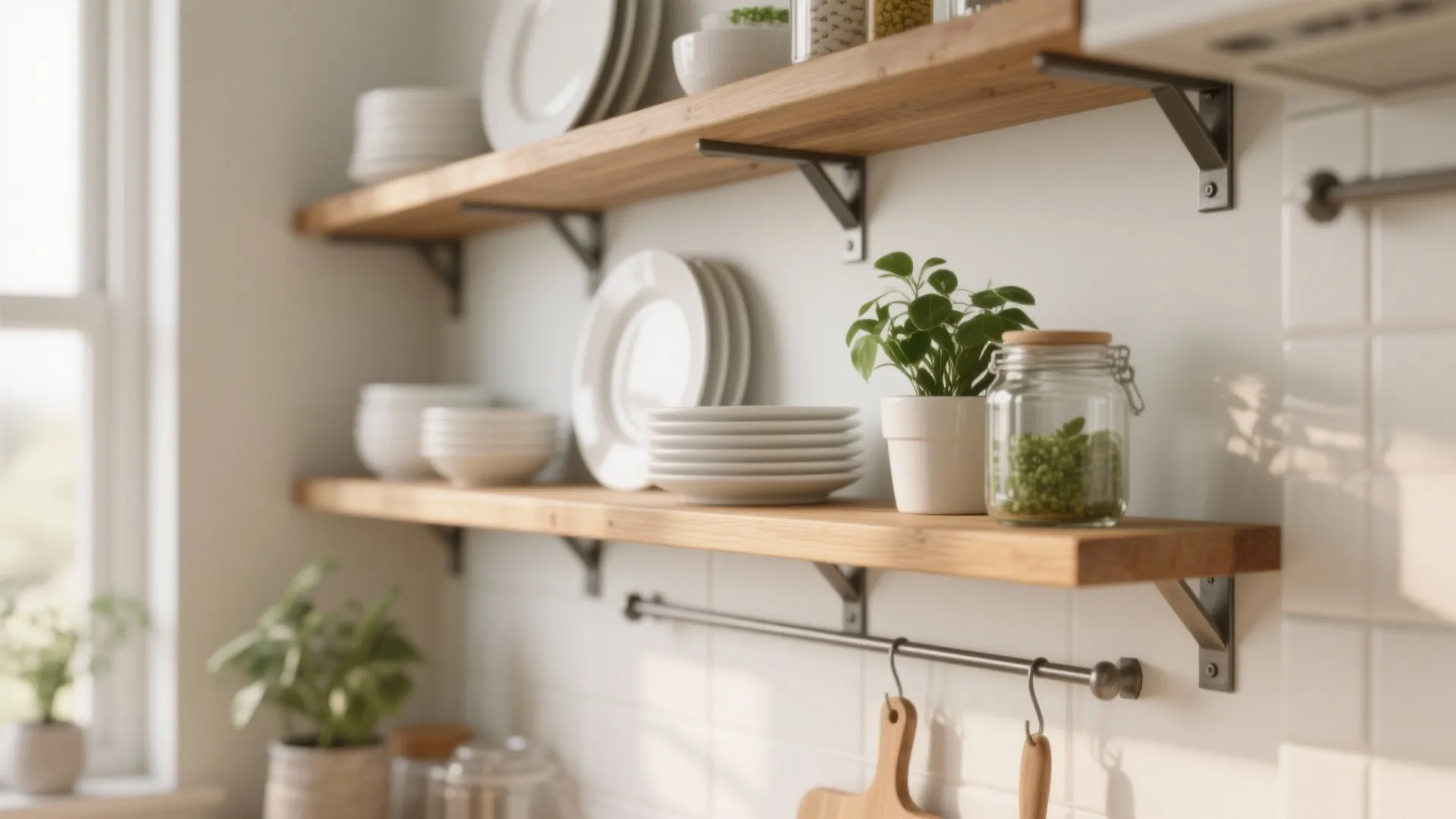 1. Open Shelving with Personality