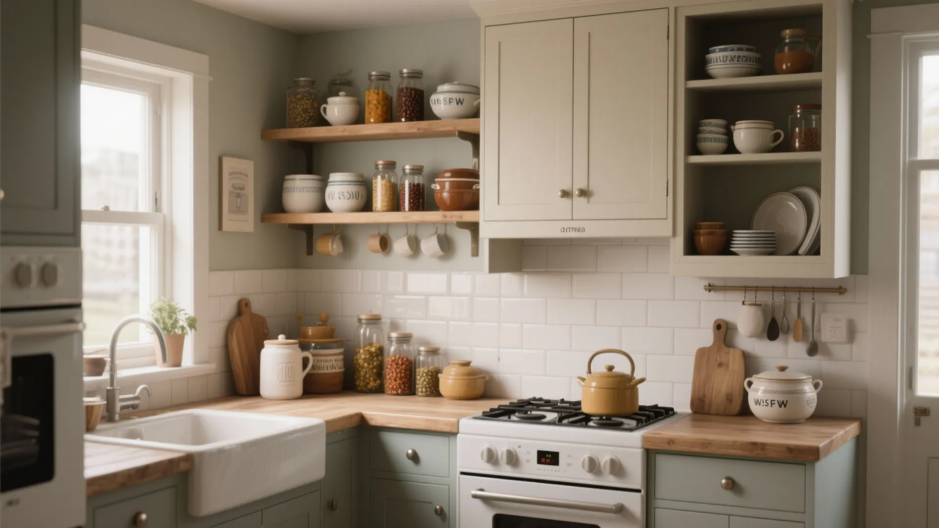 Open Shelving for a Functional Display