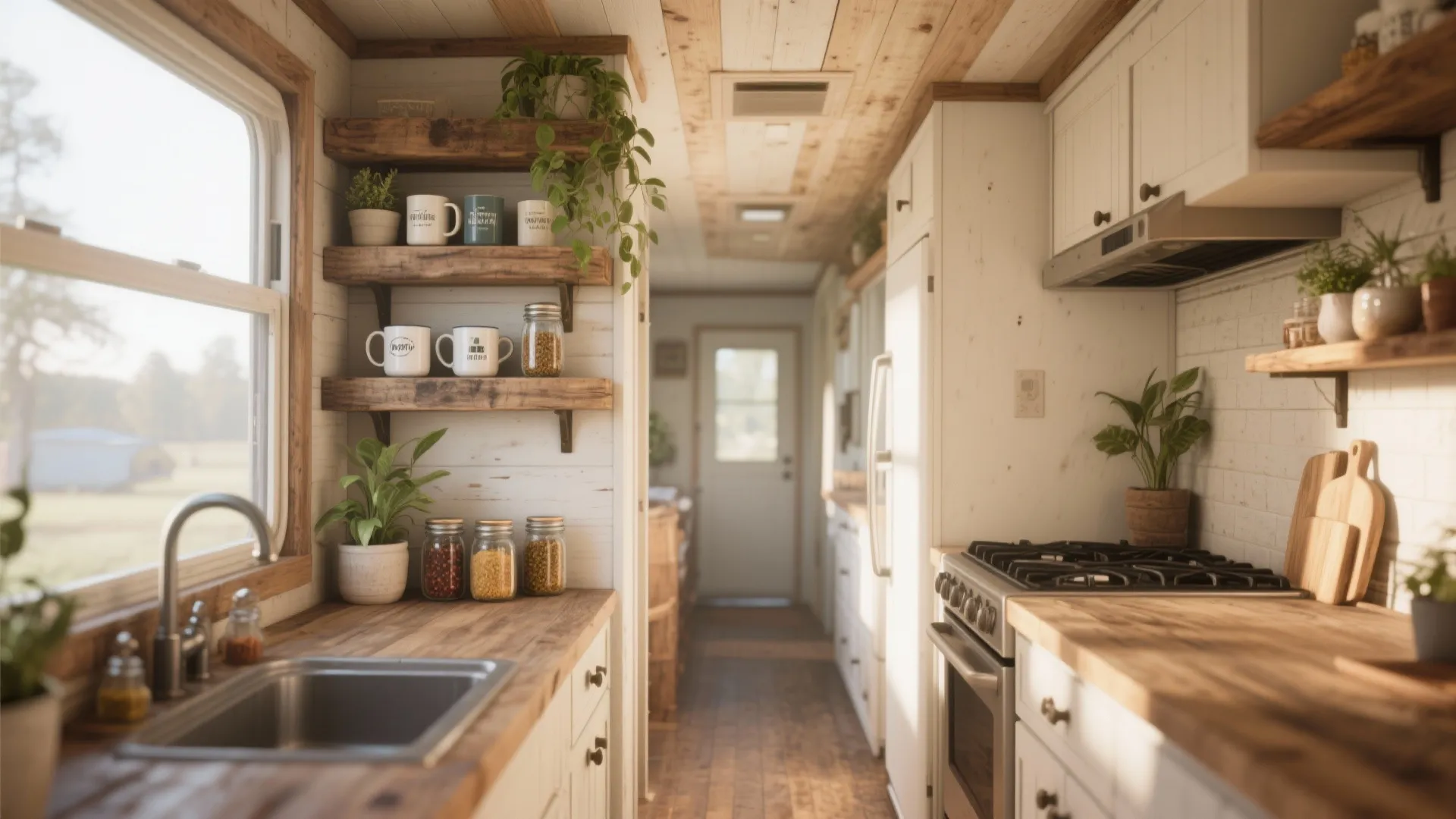 1. Open Shelving with Personality